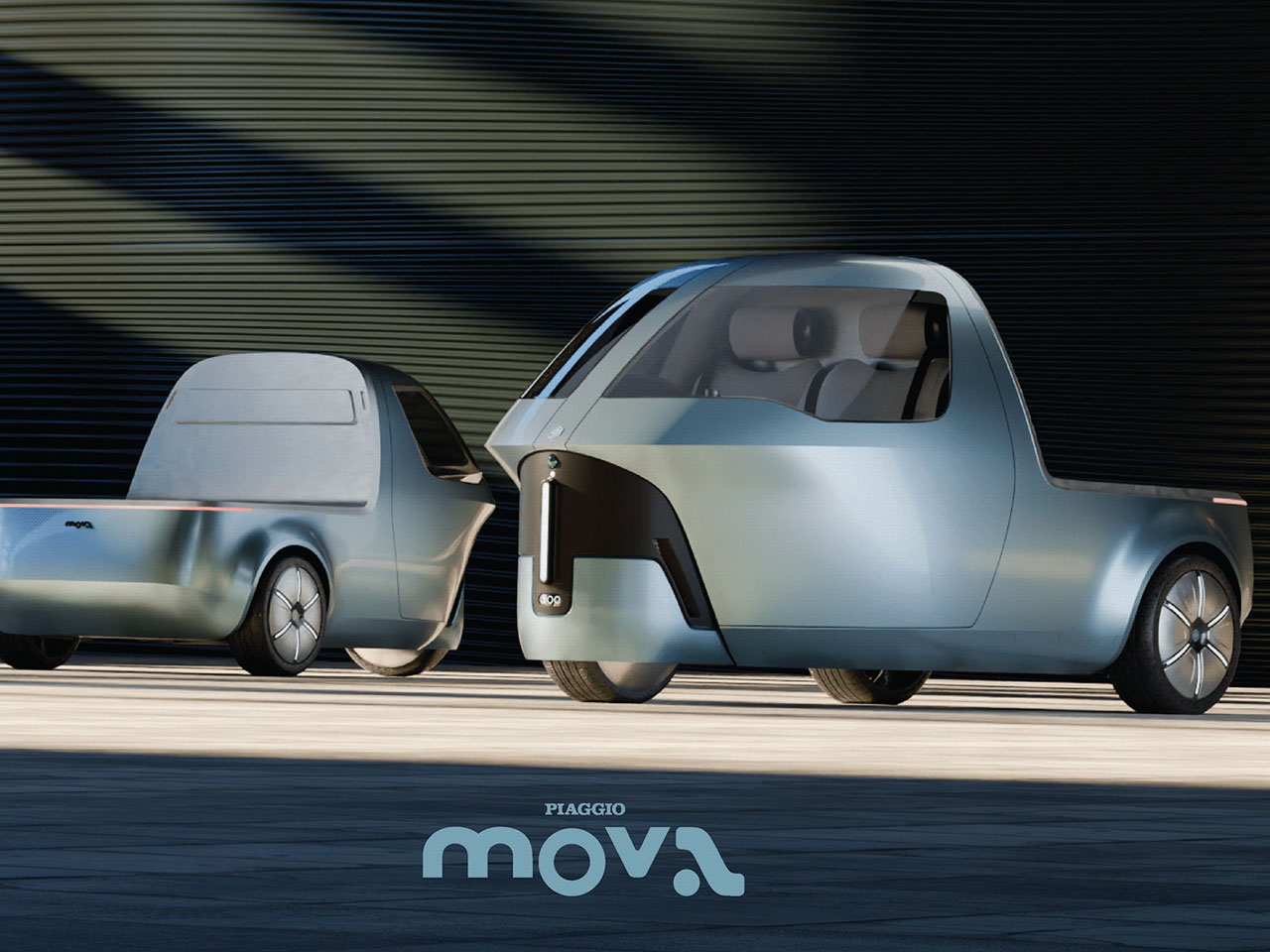 Electric tricycle，MOVA，Compact and flexible，Automatic driving，city distribution，