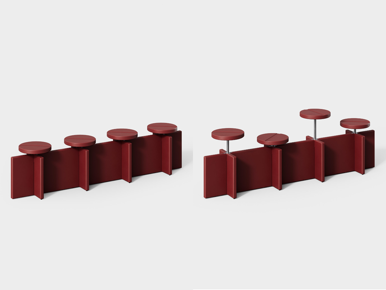 ADP Bench，Public seat，wave surface，Climbing Structure，Public interaction，