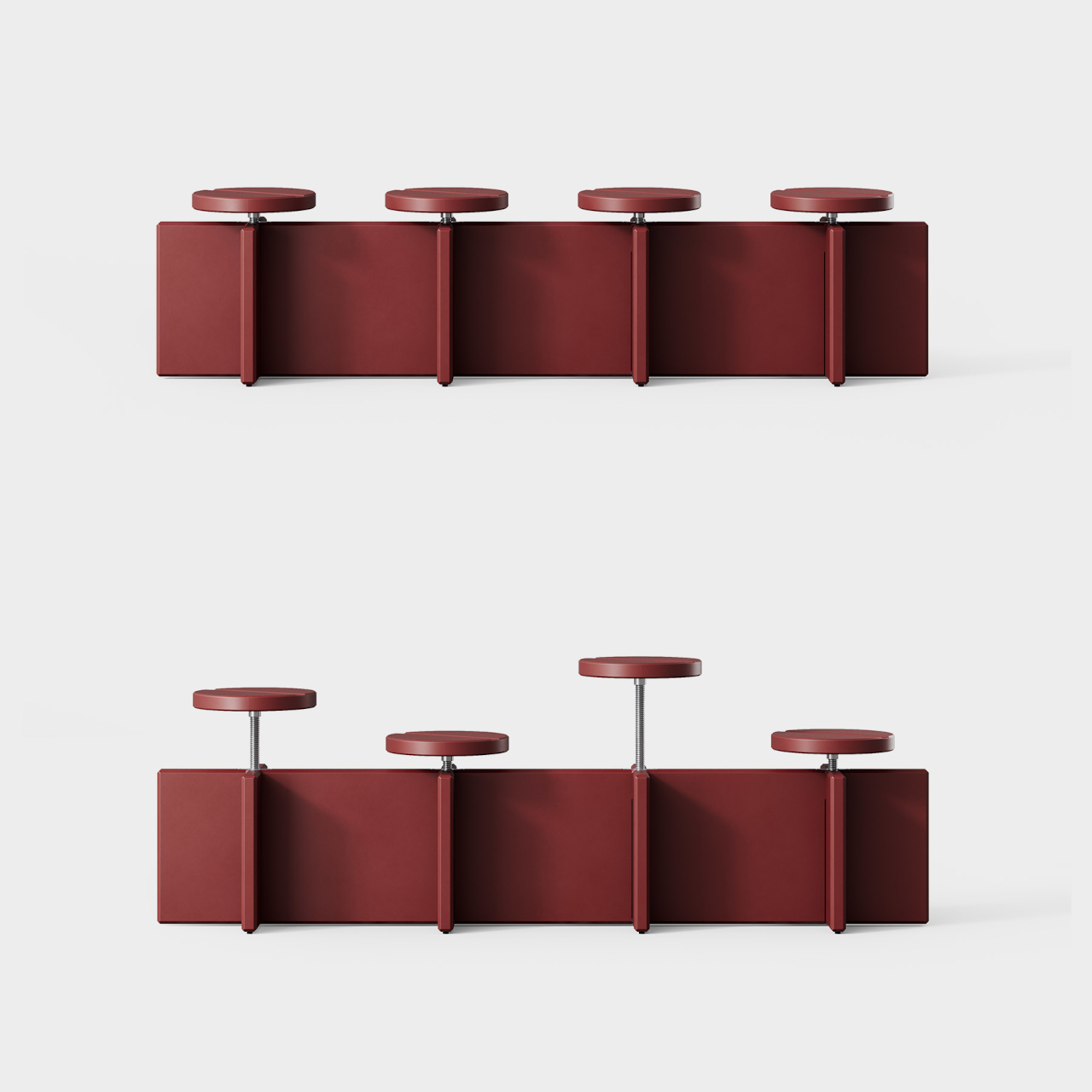 ADP Bench，Public seat，wave surface，Climbing Structure，Public interaction，