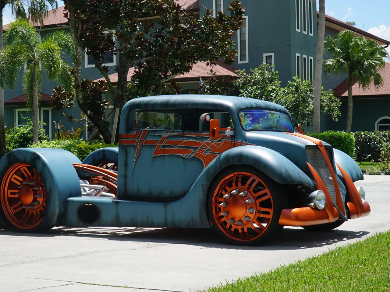 Retrofit version，six-wheel truck，Mad Max，Diesel power，