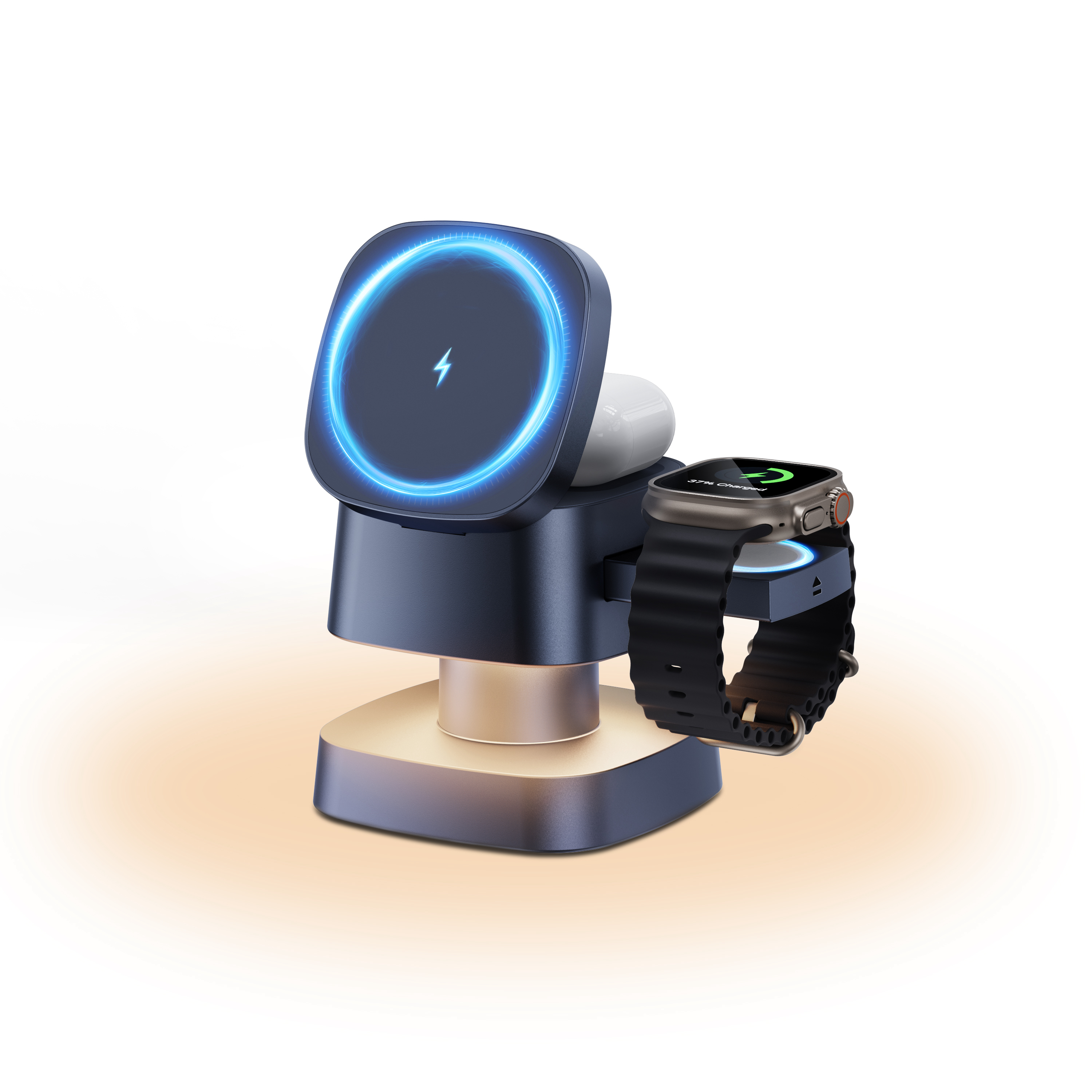 # Three-in-one wireless charging，# Mushroom lamp four-in-one wireless charging，Multi-function wireless charger，