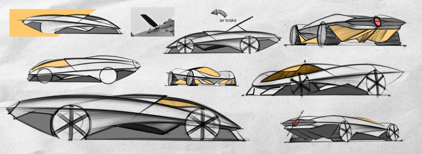 Automobile design，industrial design，vehicle，Concept Car，J-36，