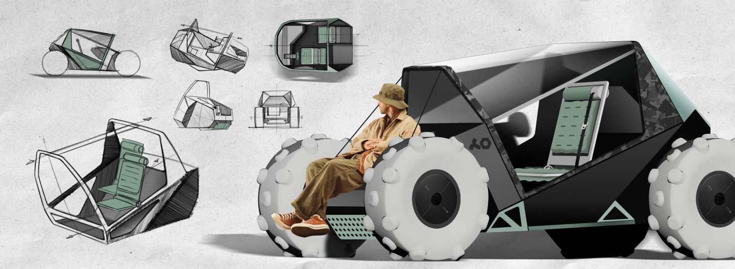 picnic car，Fishing Car，Concept Car，vehicle，Automobile design，