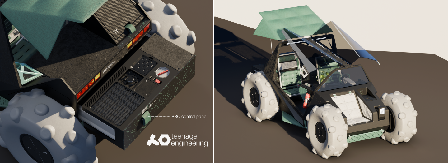 picnic car，Fishing Car，Concept Car，vehicle，Automobile design，