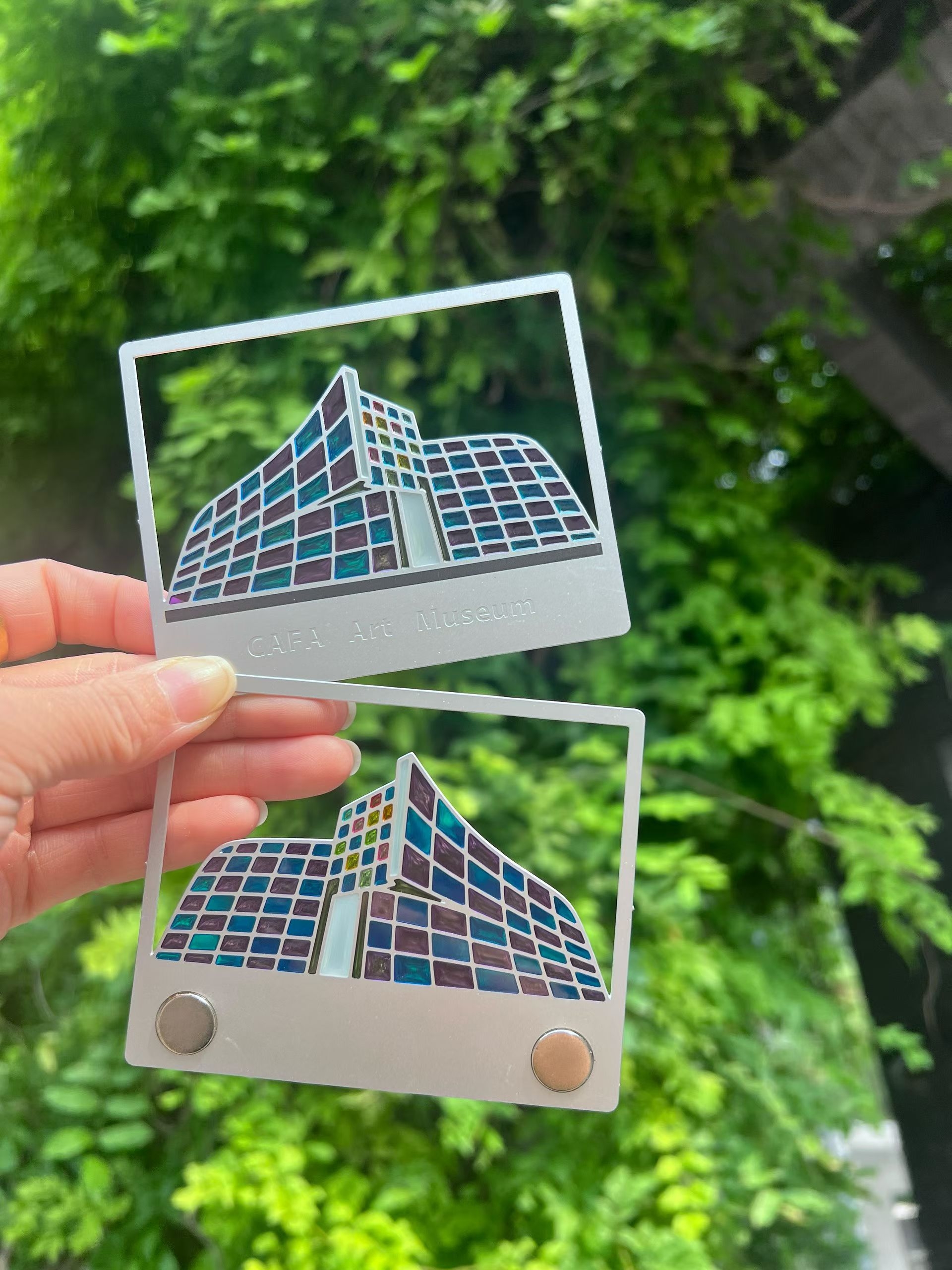 Central Academy of Fine Arts Art Museum，Light transmission bookmark，refrigerator magnet，