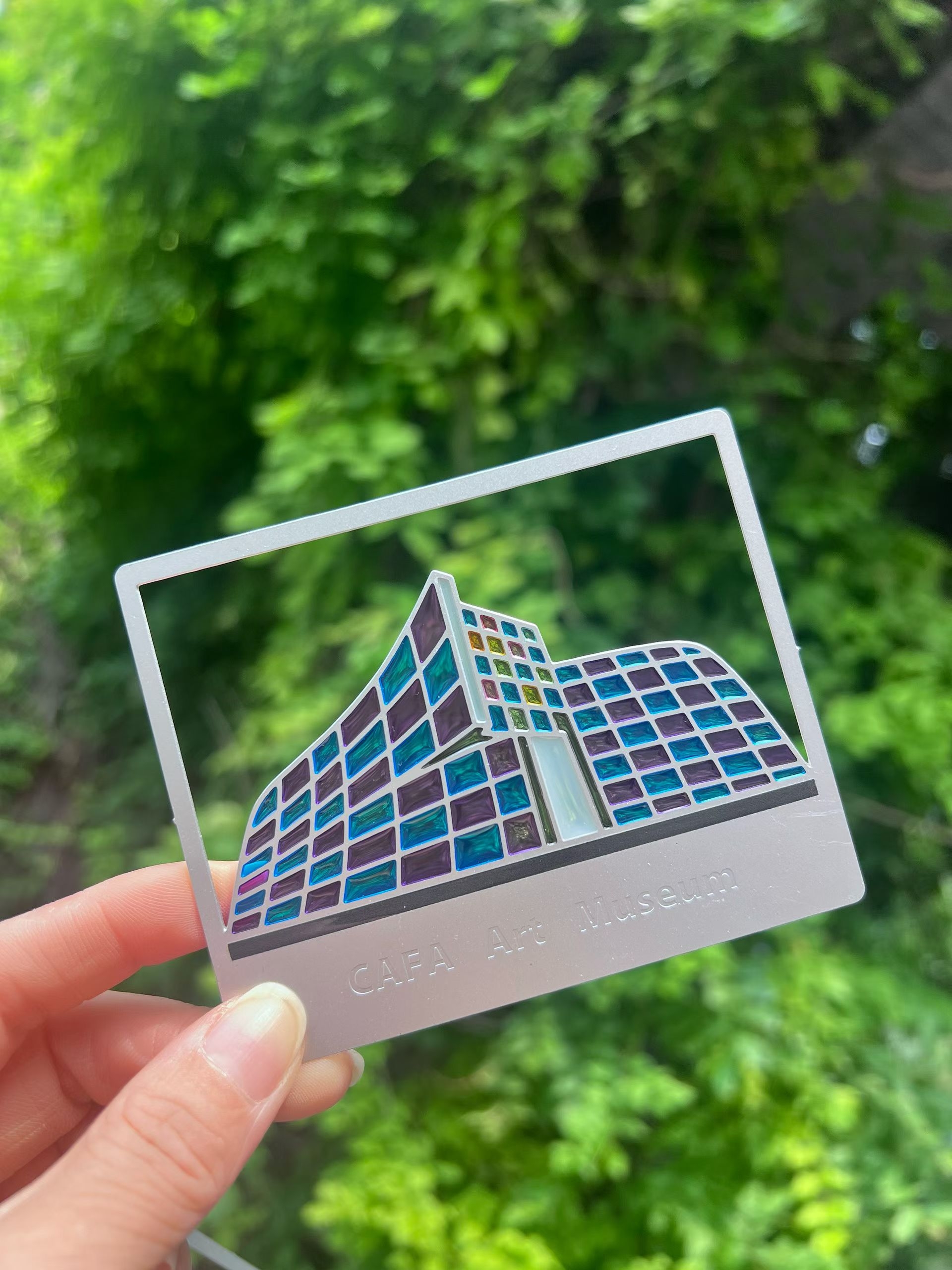 Central Academy of Fine Arts Art Museum，Light transmission bookmark，refrigerator magnet，