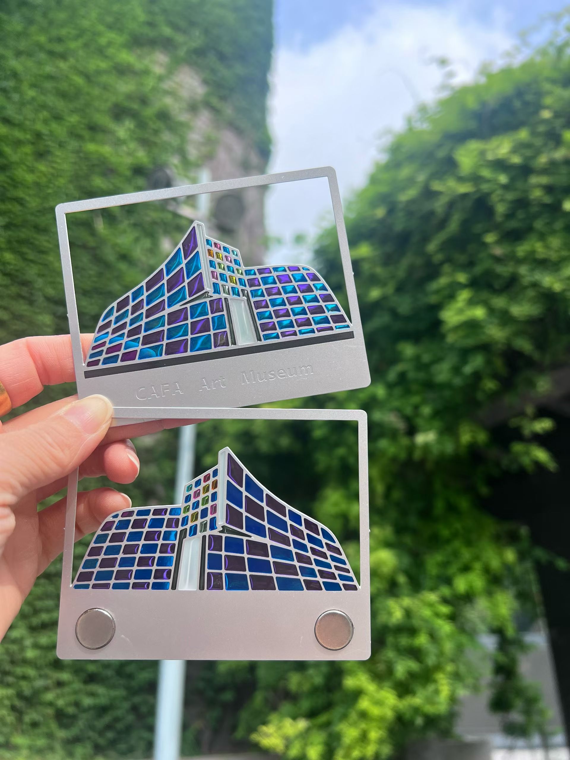 Central Academy of Fine Arts Art Museum，Light transmission bookmark，refrigerator magnet，