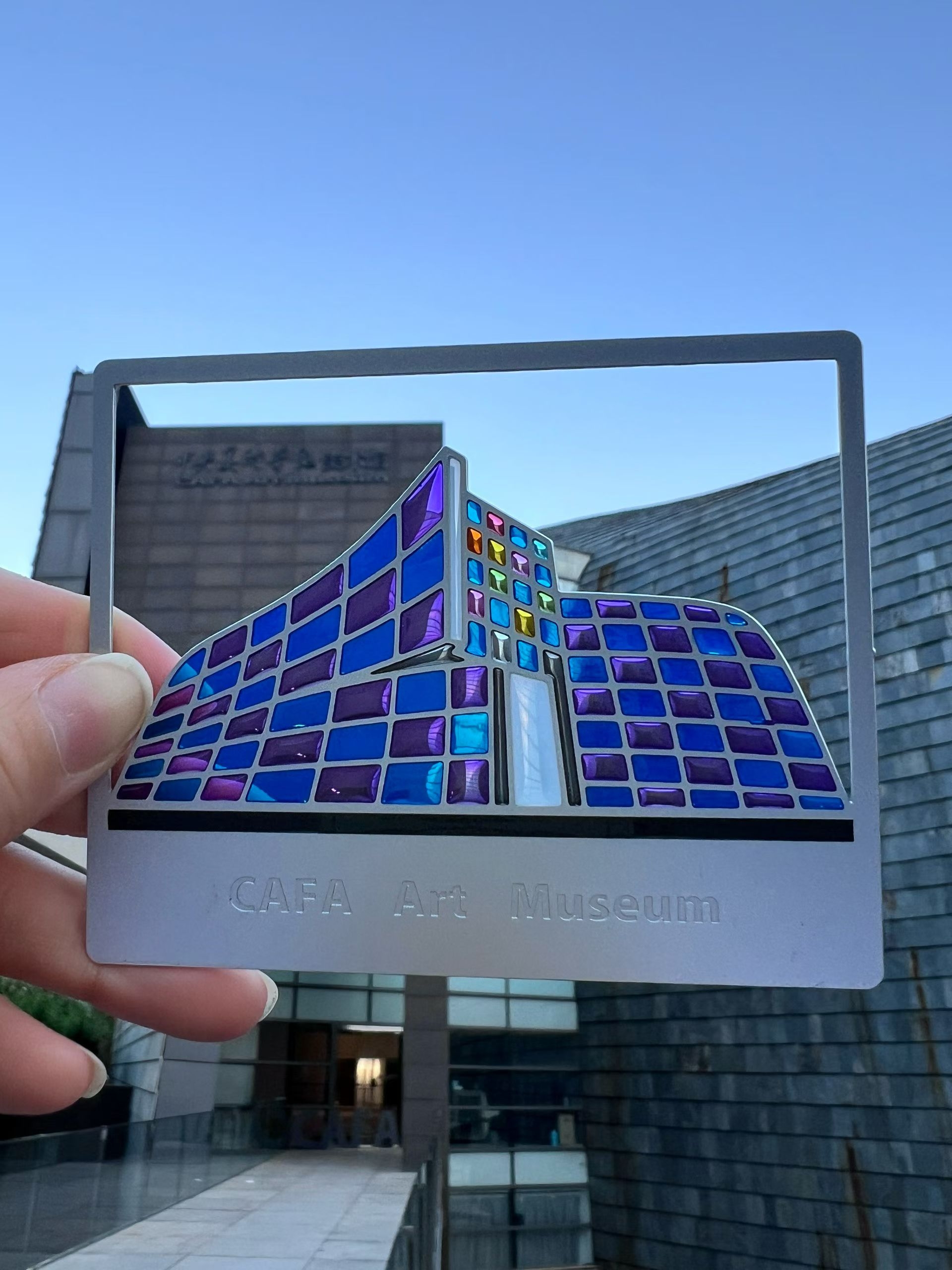 Central Academy of Fine Arts Art Museum，Light transmission bookmark，refrigerator magnet，