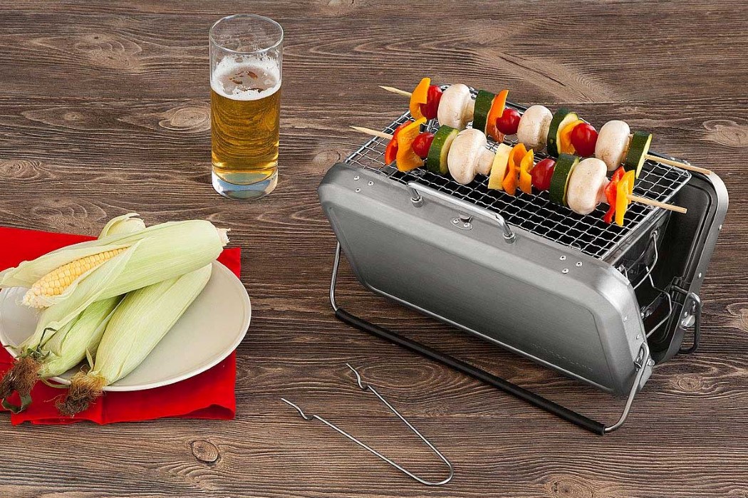 Portable，Suitcase type，Barbecue rack，