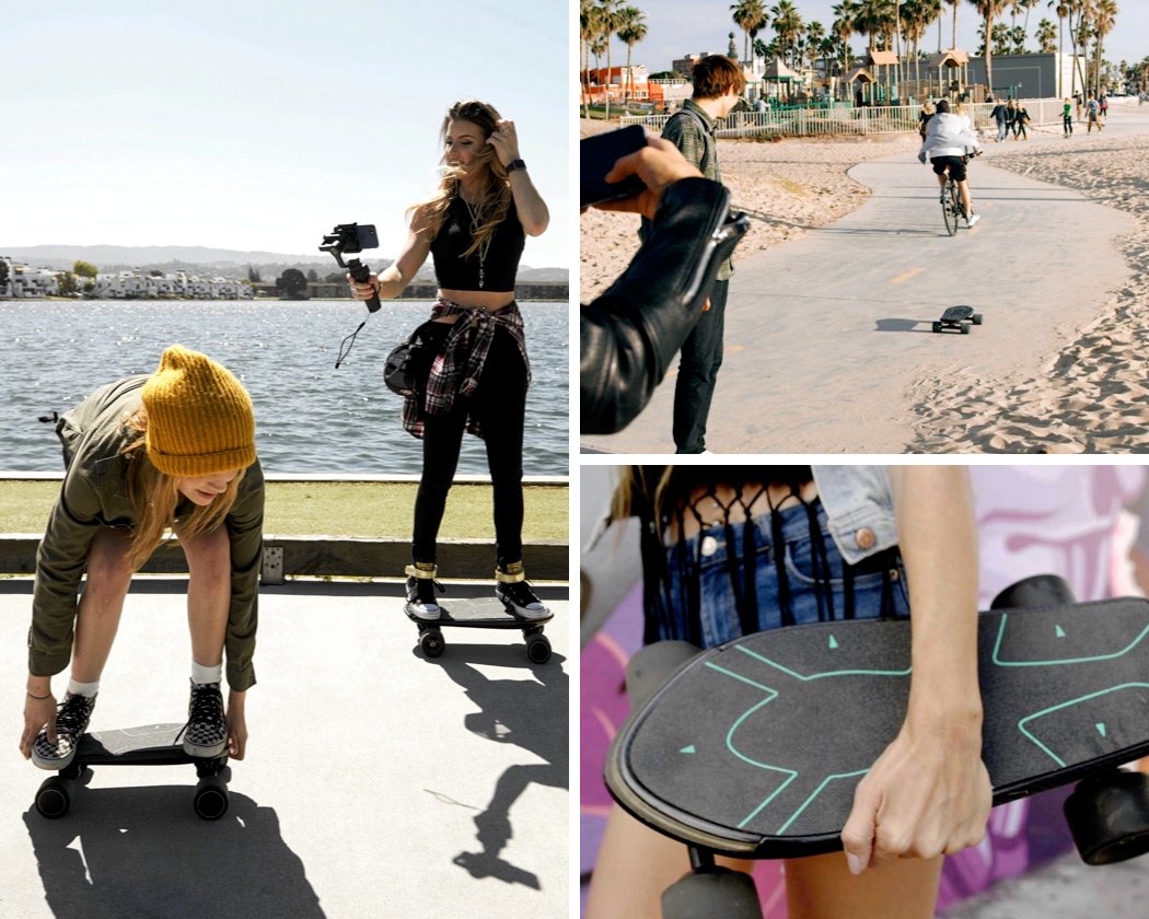 Portable，3D attitude control system，Spectra，Electric intelligent skateboard，