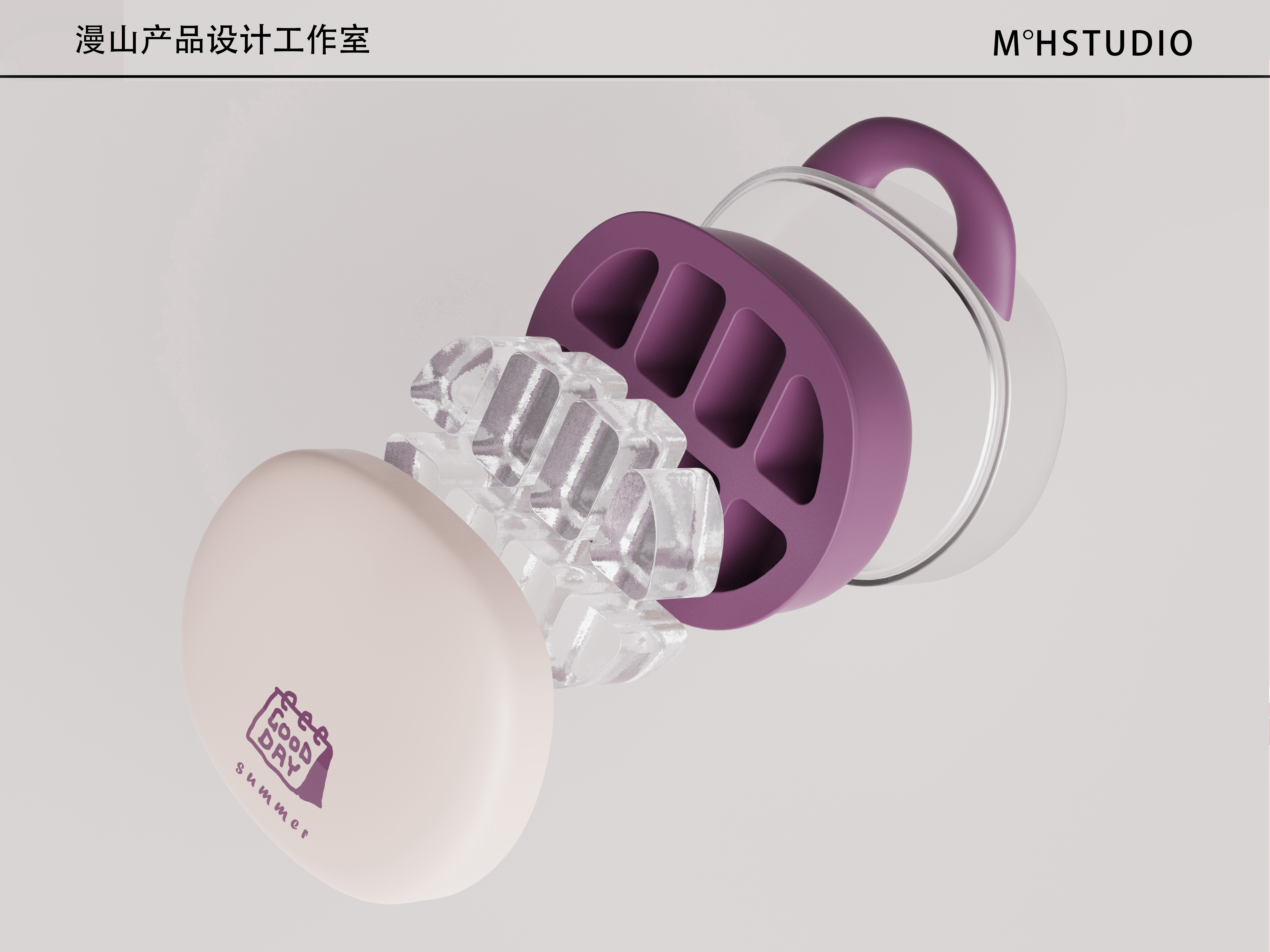 Ice lattice，ice block，summer，Home Furnishing，product design，dopamine，