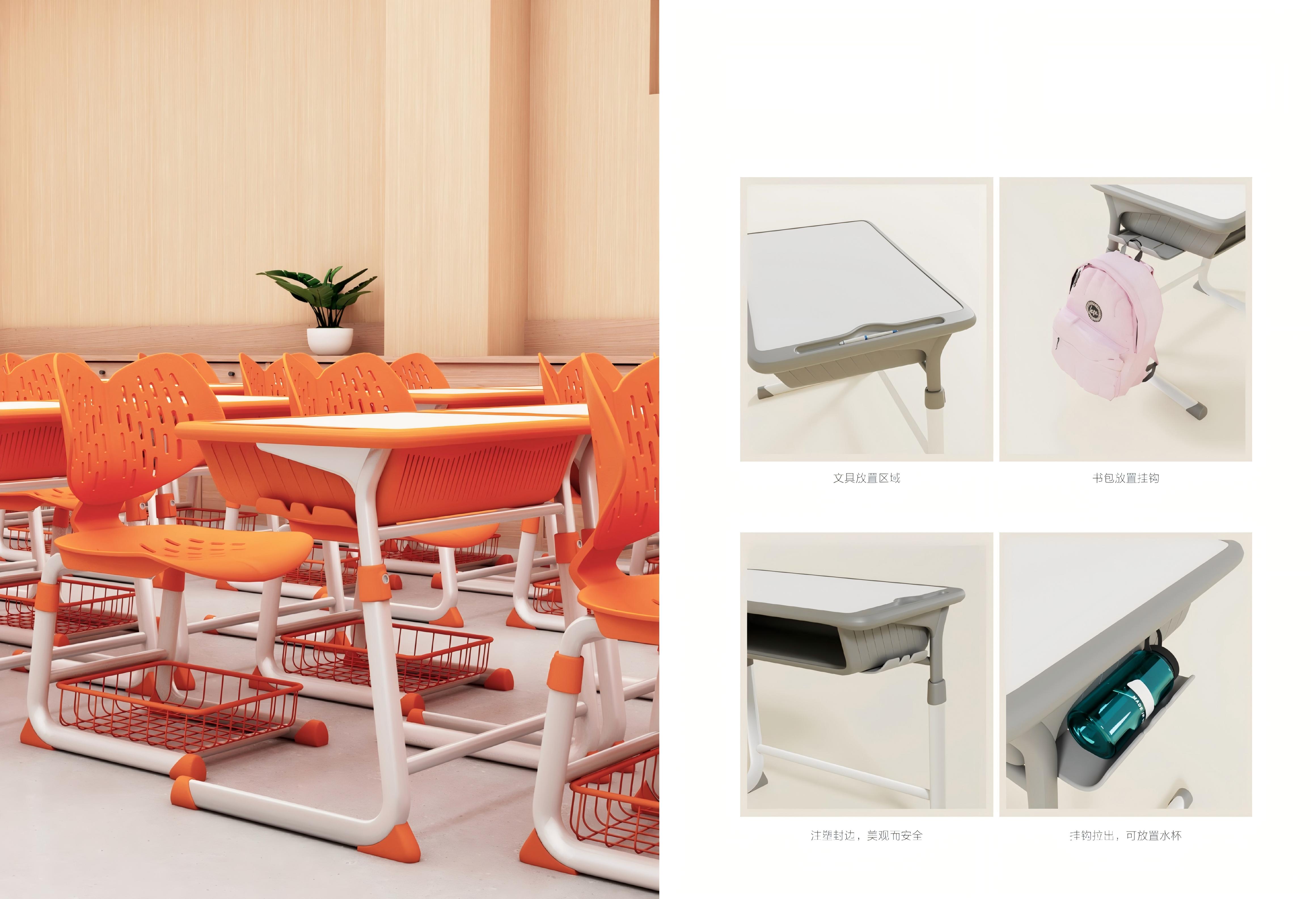 School furniture，study desks and chairs，ergonomic chair，education，