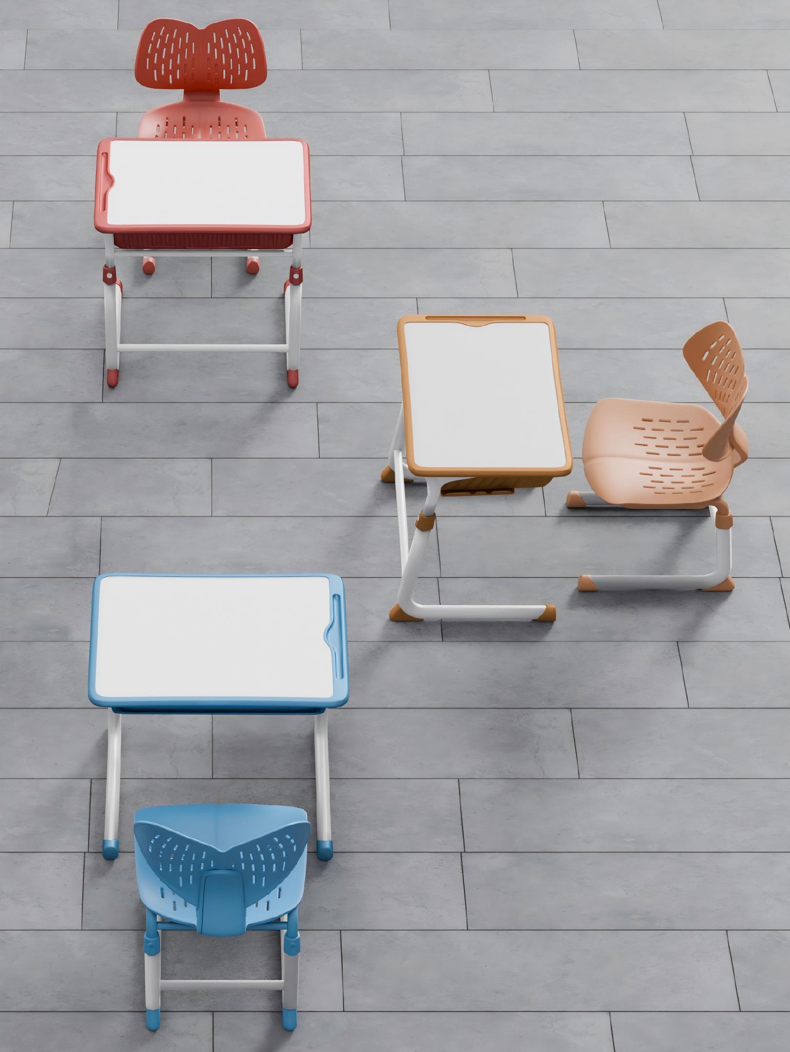 School furniture，study desks and chairs，ergonomic chair，education，