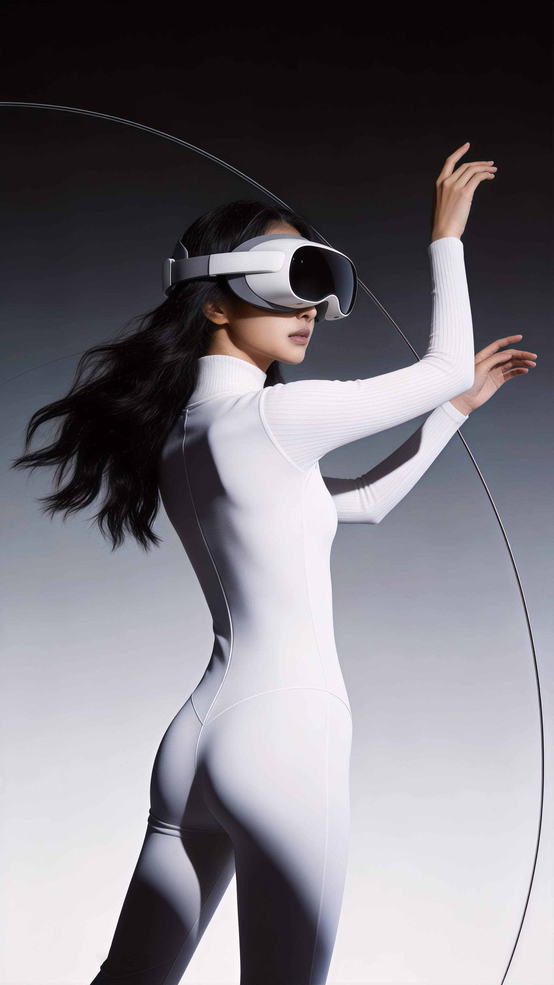 AIGC，Commercial auction，VR head display，3D glasses，Sense of future，