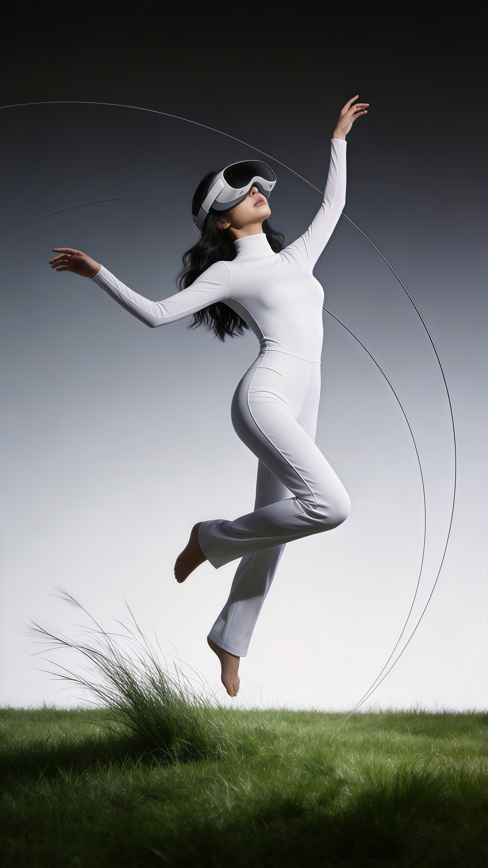 AIGC，Commercial auction，VR head display，3D glasses，Sense of future，