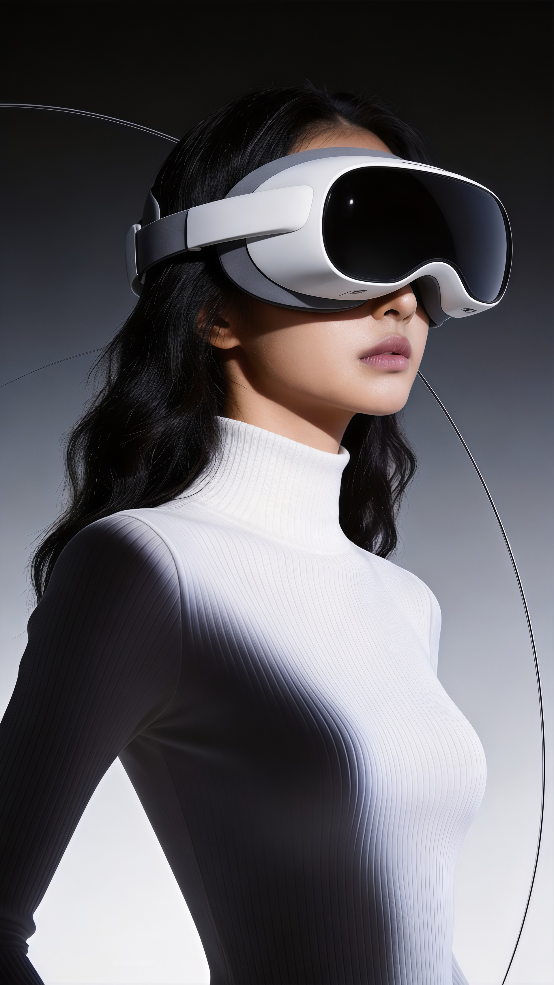 AIGC，Commercial auction，VR head display，3D glasses，Sense of future，