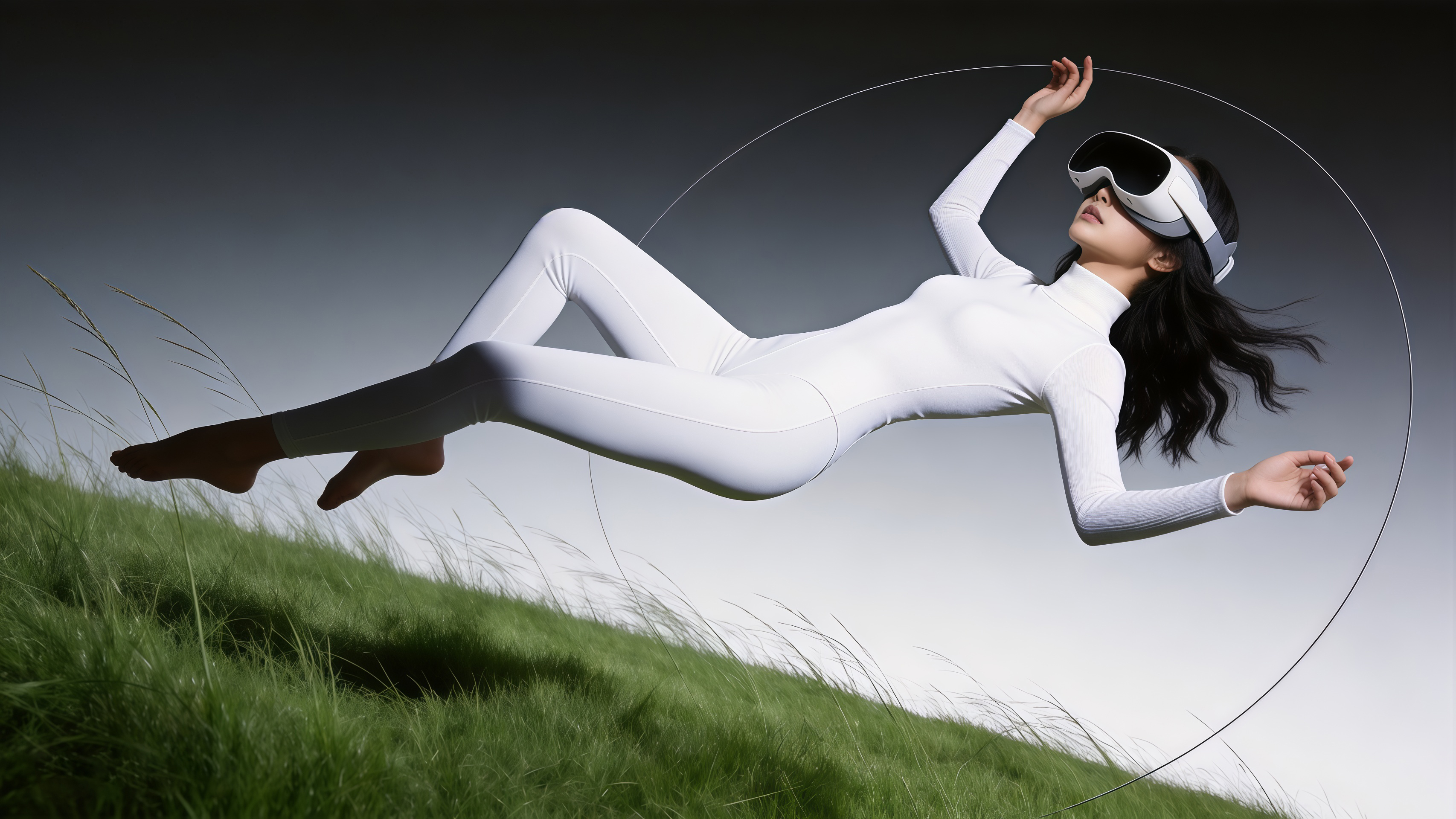 AIGC，Commercial auction，VR head display，3D glasses，Sense of future，