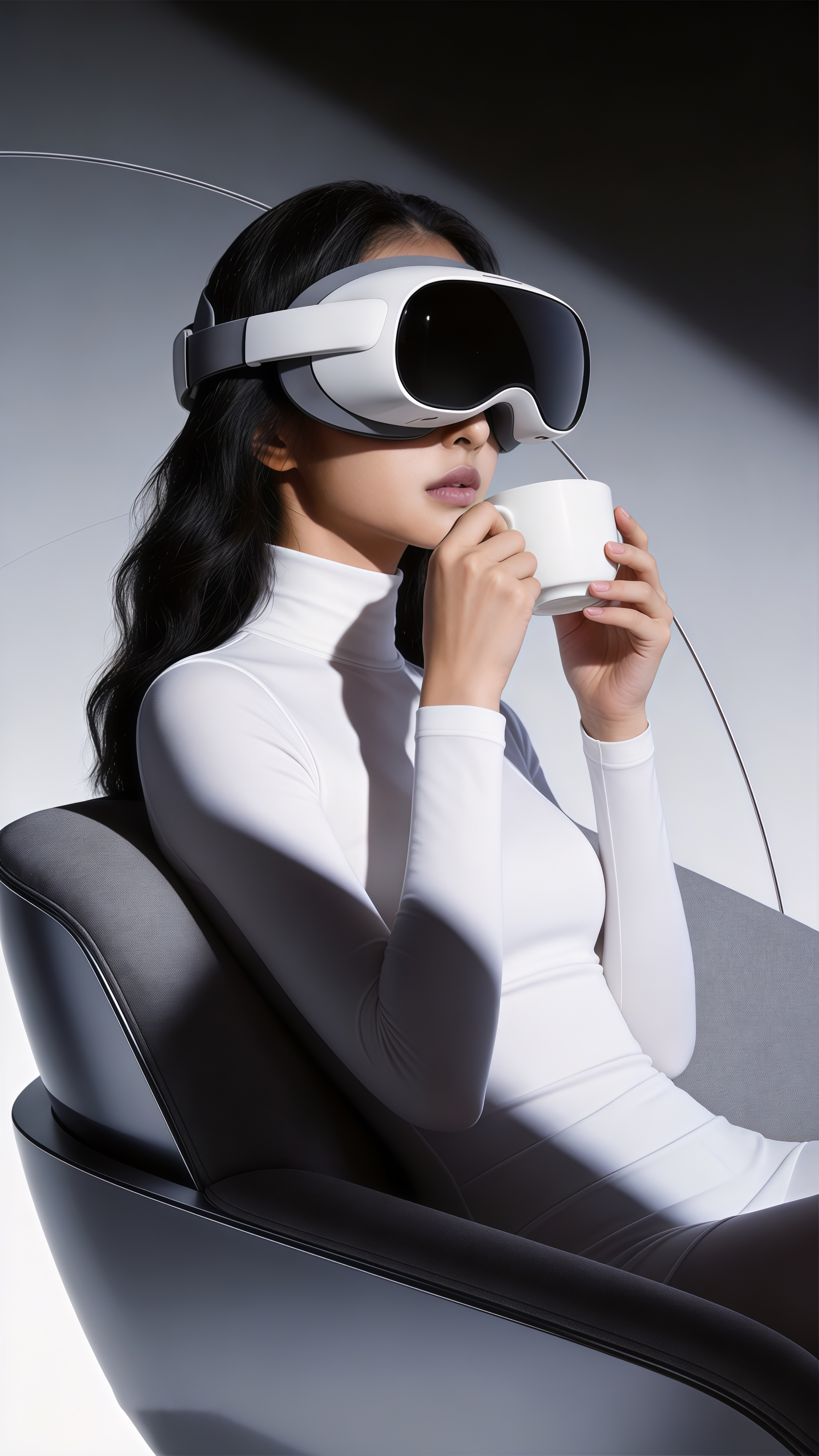 AIGC，Commercial auction，VR head display，3D glasses，Sense of future，