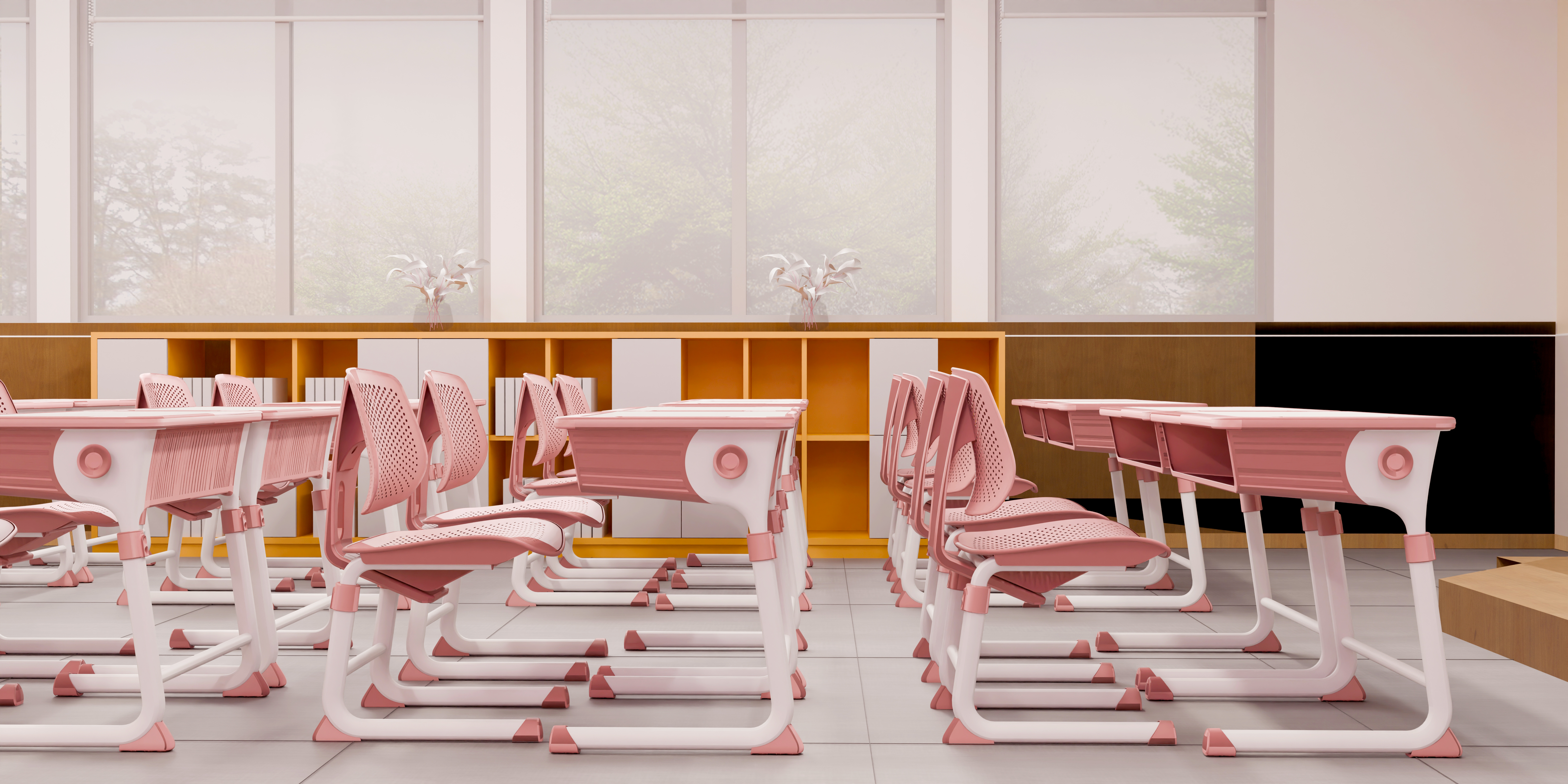 School furniture，study desks and chairs，ergonomic chair，Educational furniture，