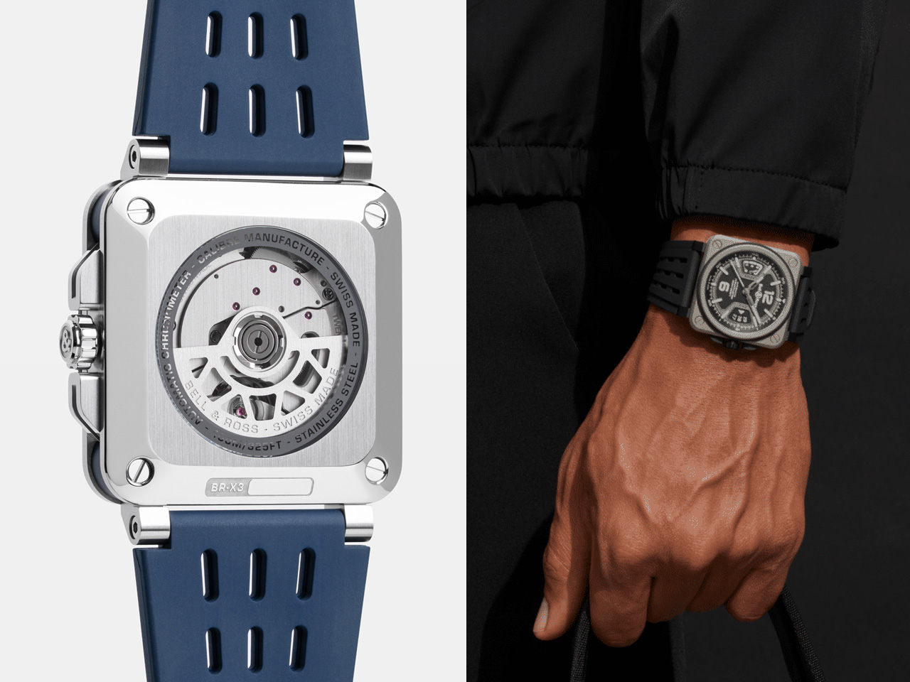 luxury watches，BR-X3，Pilot's Watch，square case，Kenissi movement，