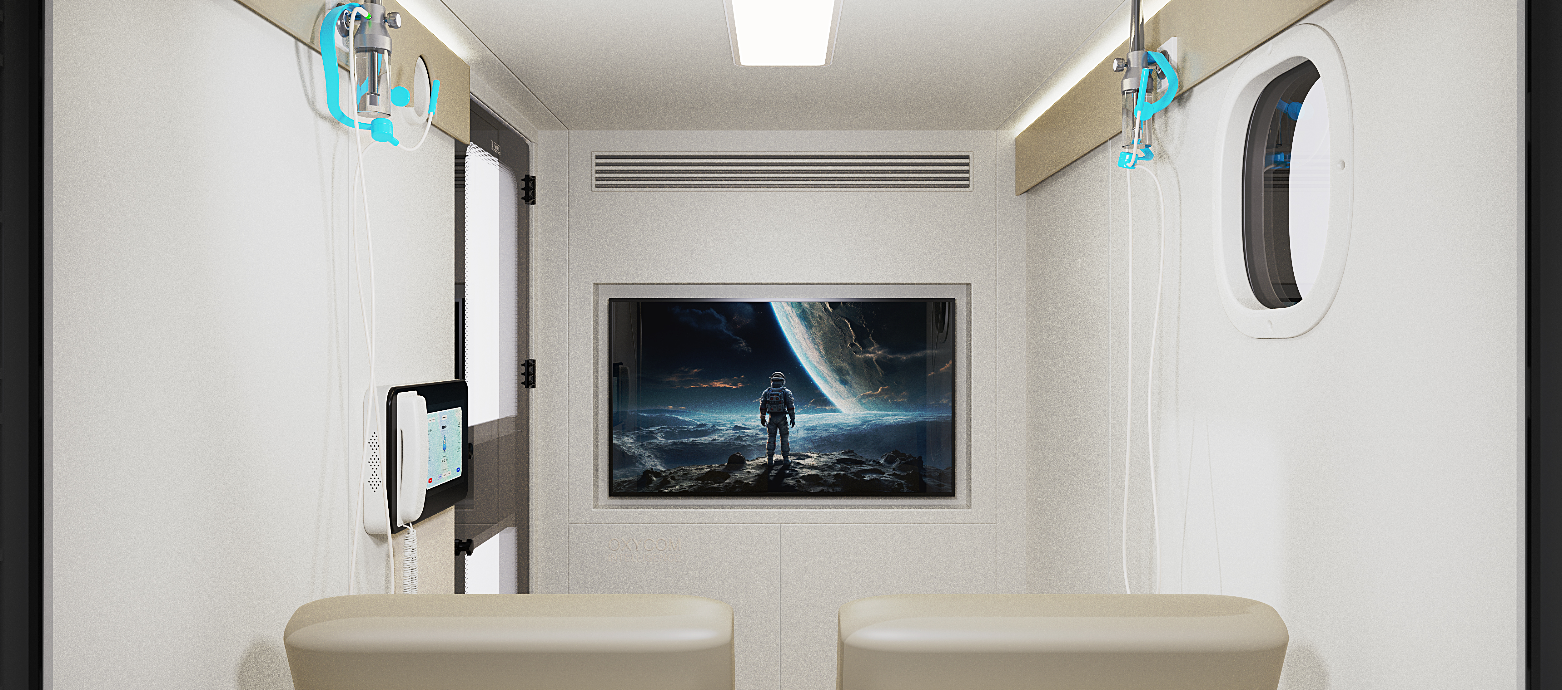 oxygen chamber design，Appearance design，Aging Economy，industrial design，intelligent oxygen chamber，Sleeping cabin，micro-pressure oxygen chamber，Learning/Egg/SPA Cabin，