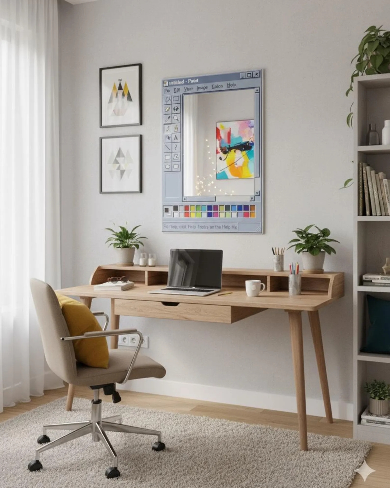 Retro Design ，Pixel Art，Nostalgia，Mirror design，Windows Paint，