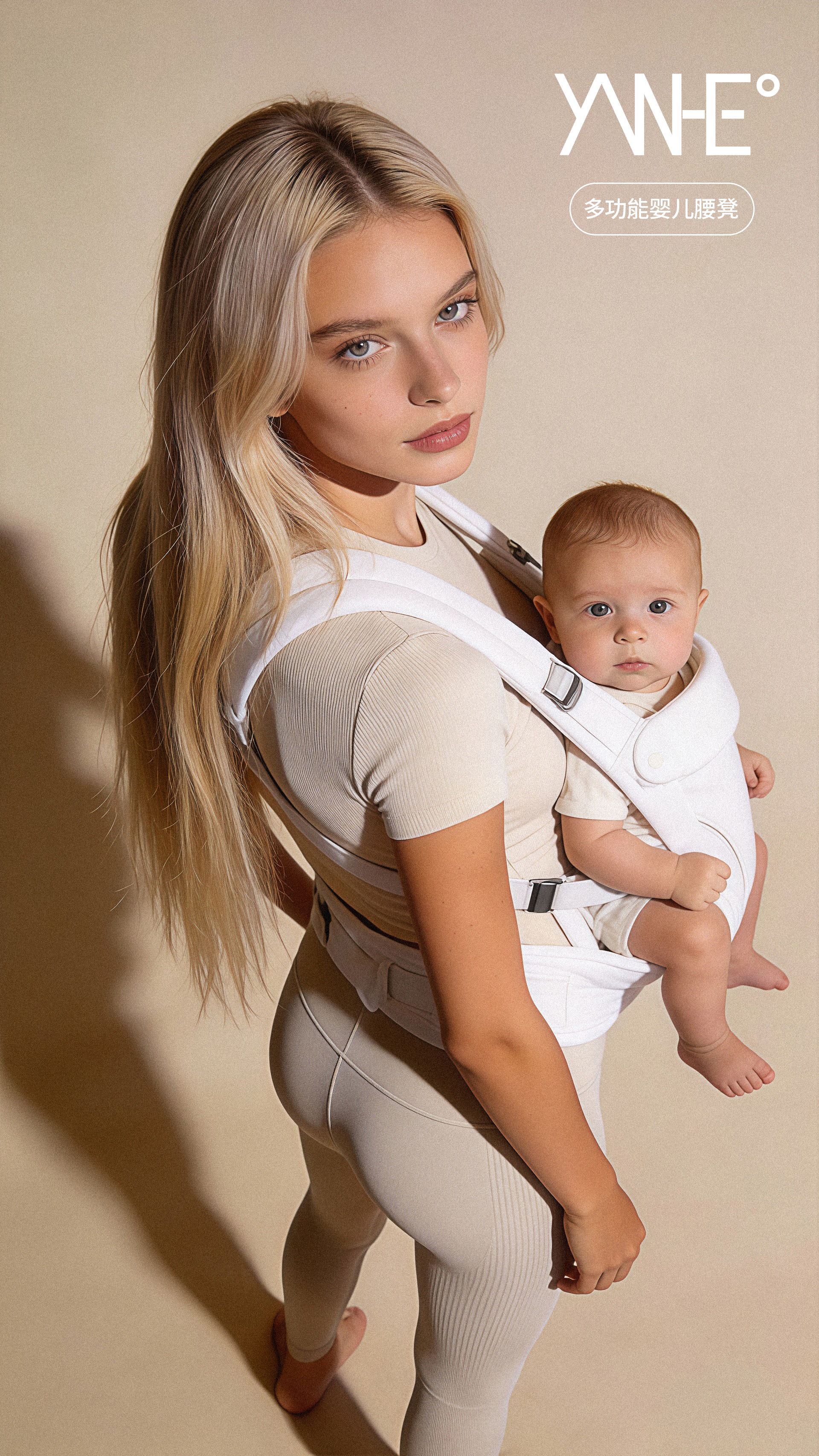 Maternal and infant products，baby waist stool，Strap Waist Stool 2-in -1，Baoma must have，Ergonomics，