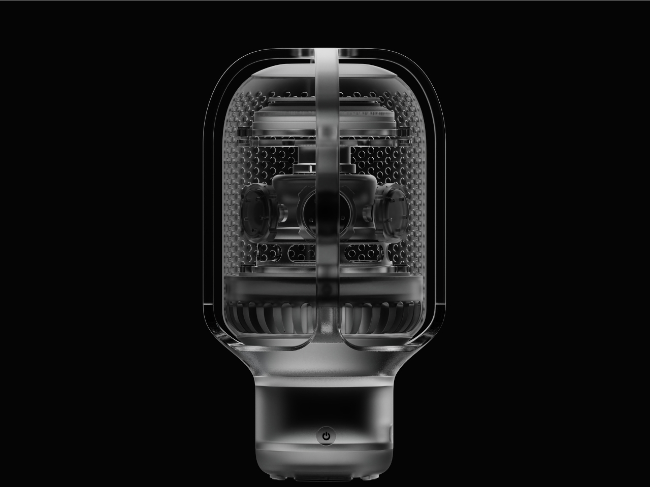 Sound Visualization，Bluetooth Speaker ，ORRIS，360-degree sound，Organic form，