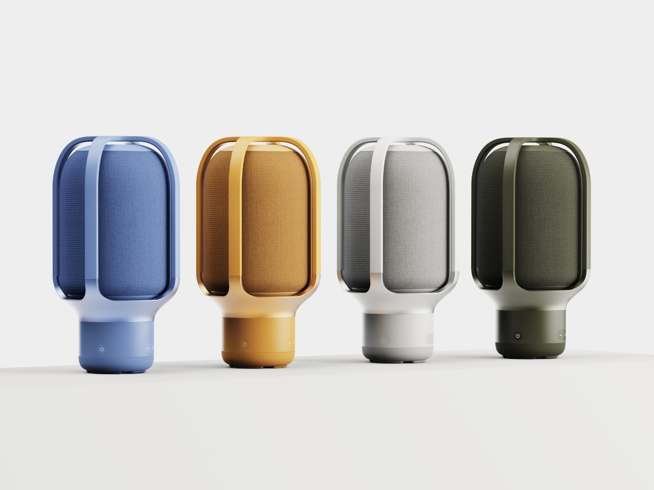 Sound Visualization，Bluetooth Speaker ，ORRIS，360-degree sound，Organic form，