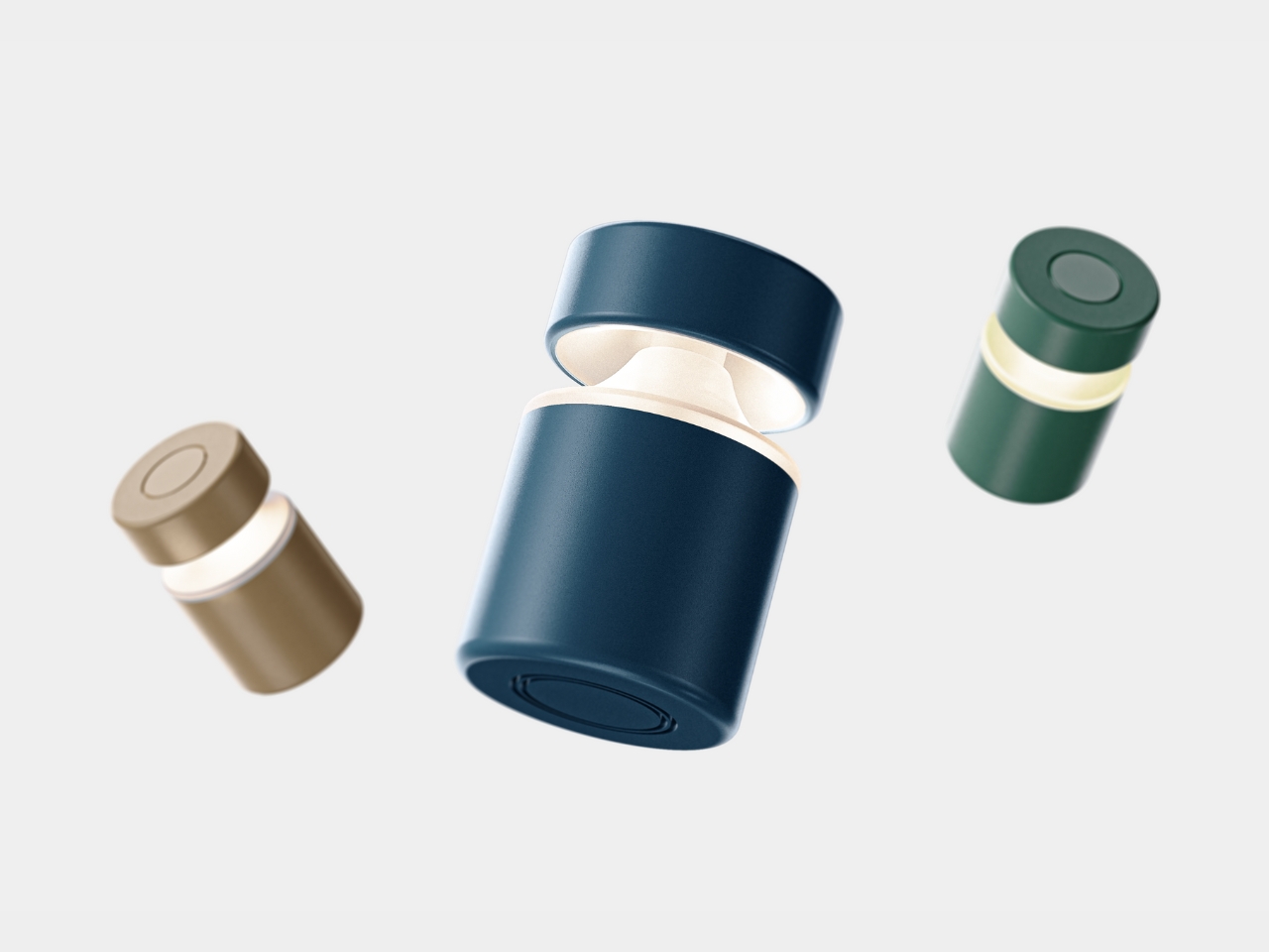 Lamp design，Minimalism，SPINTO，Portable desk lamp，Interaction design，