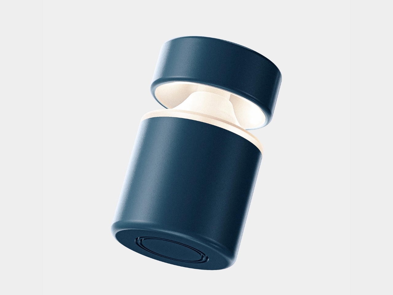 Lamp design，Minimalism，SPINTO，Portable desk lamp，Interaction design，