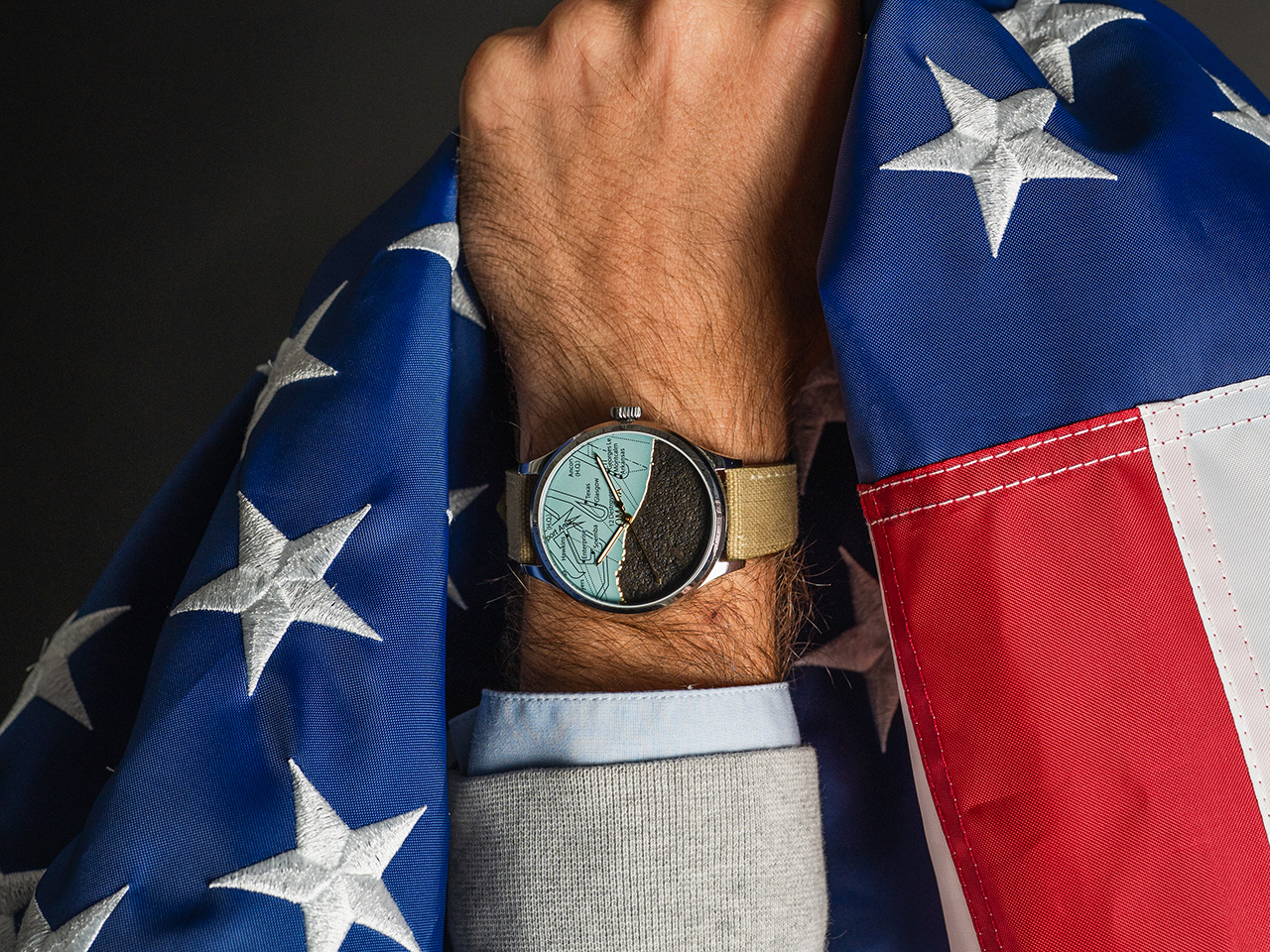 Col&McArthur，Belgium，Wrist watch，Normandy landings，M1 steel helmet cutting，