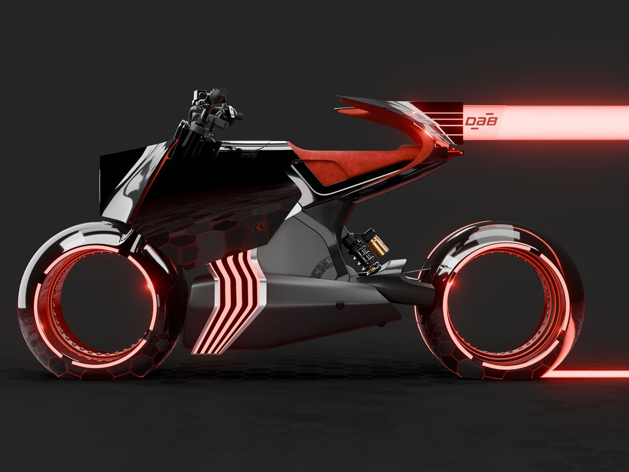 motorcycle，DAB Motors，Cyberpunk，Thursday Experiment，Futurism，