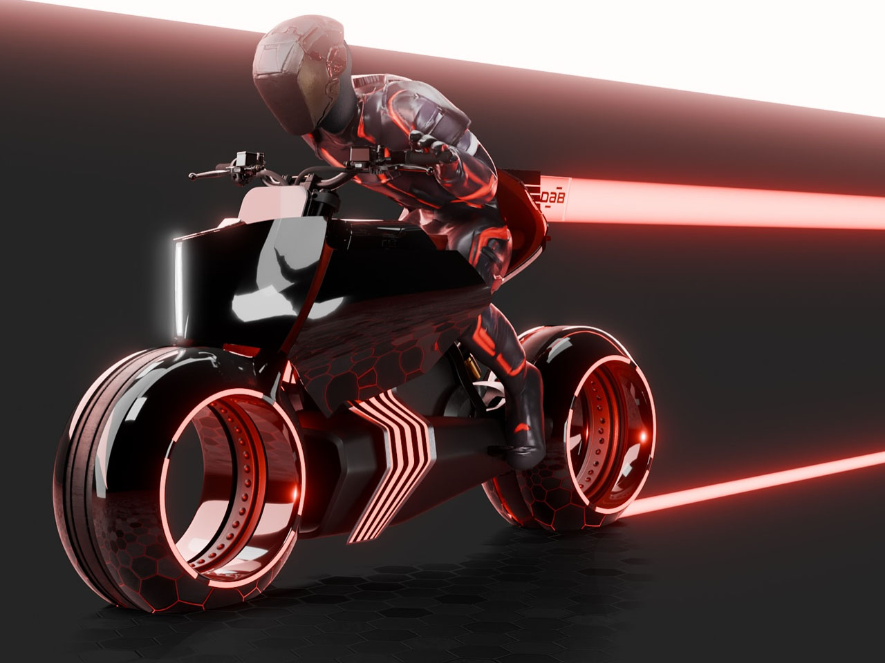 motorcycle，DAB Motors，Cyberpunk，Thursday Experiment，Futurism，