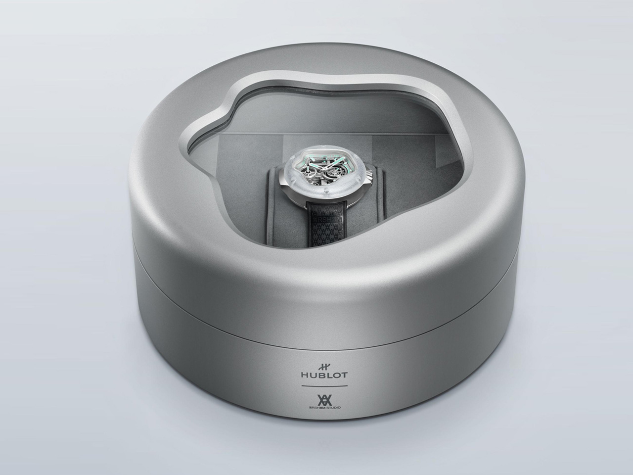 Wrist watch，porthole，Water drop design，Art Joint，Titanium metal，