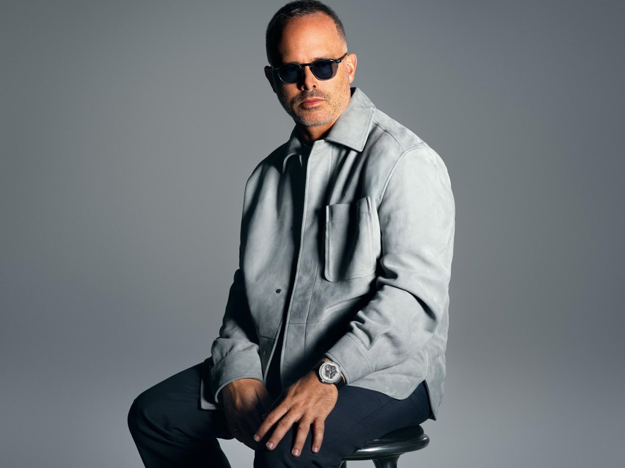 Wrist watch，porthole，Water drop design，Art Joint，Titanium metal，