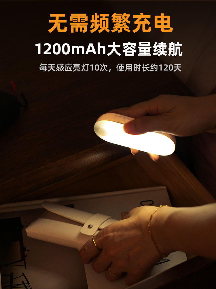 Smart night light, cold and warm two-color，Lyridz Human Body Induction Night Light，