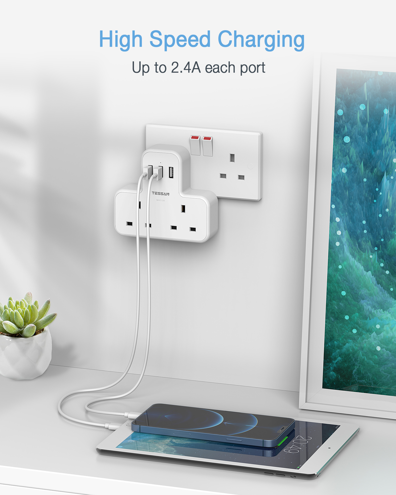 3C computer peripheral，row and socket design，E-commerce Main Chart，Appearance design，industrial design，