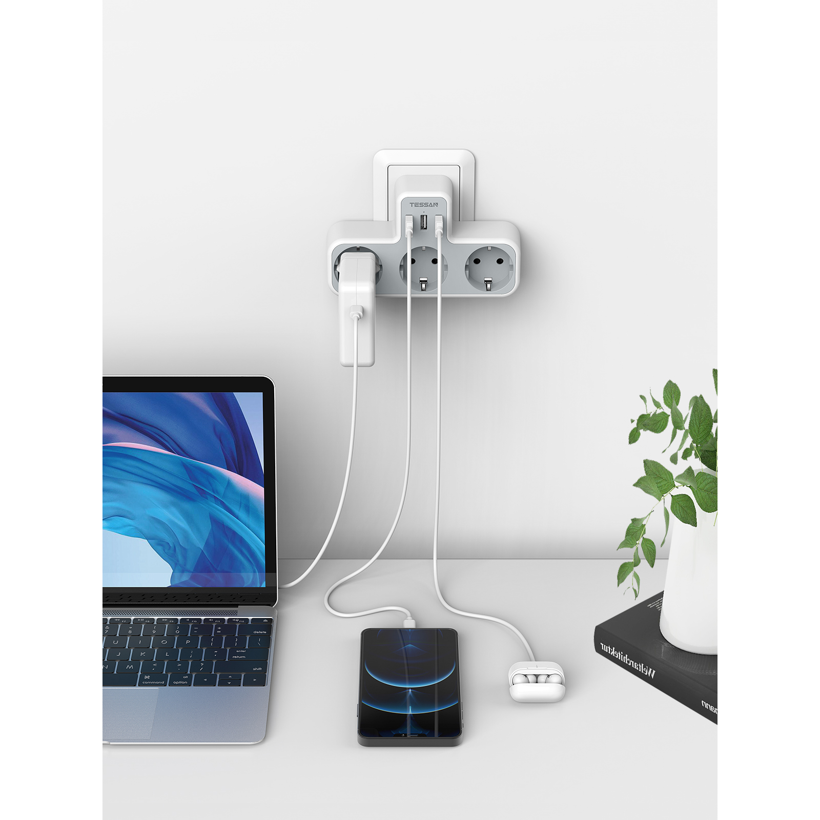 3C computer peripheral，row and socket design，E-commerce Main Chart，Appearance design，industrial design，