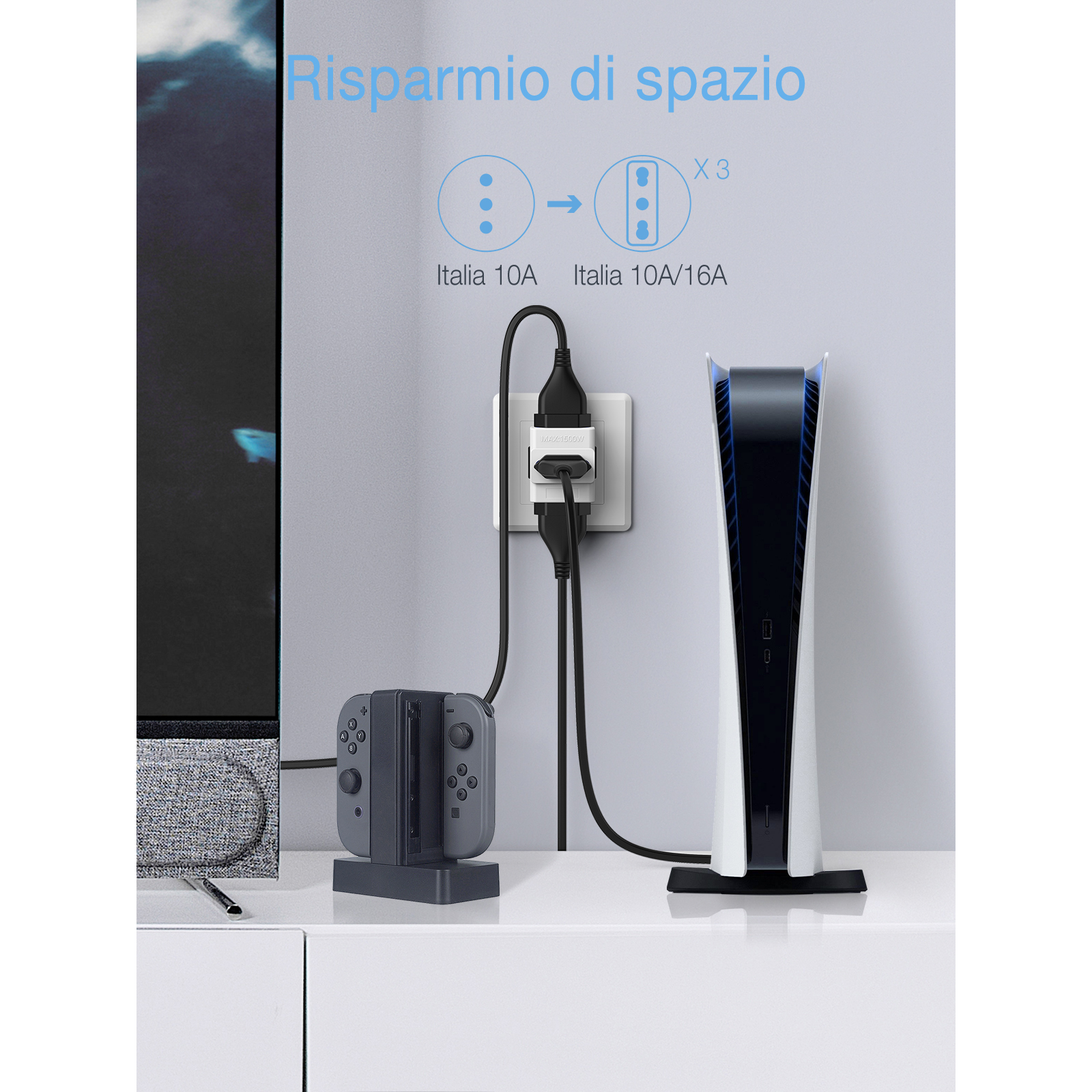 3C computer peripheral，E-commerce Main Chart，row and socket design，industrial design，Appearance design，