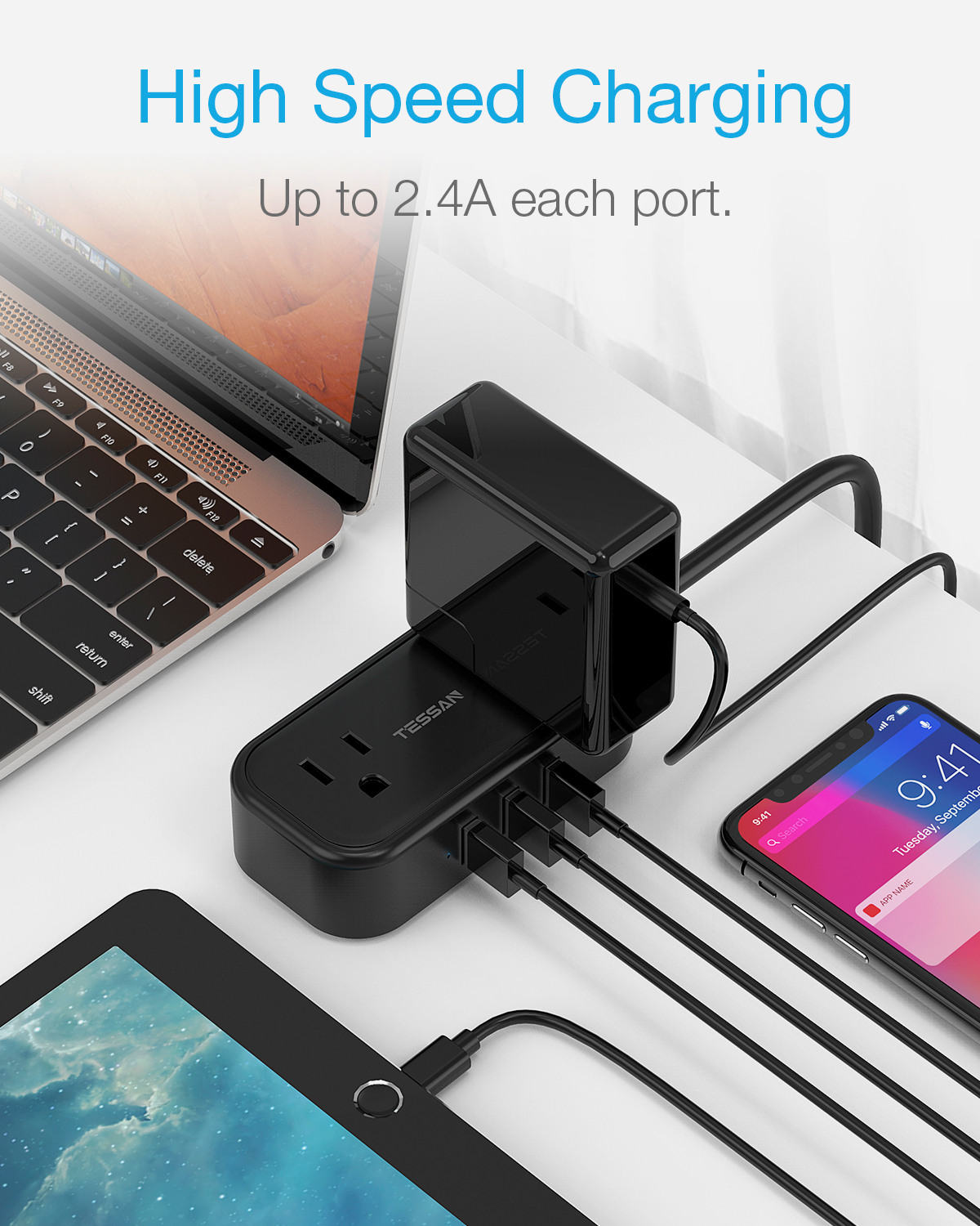 3C computer peripheral，E-commerce Main Chart，row and socket design，industrial design，Appearance design，