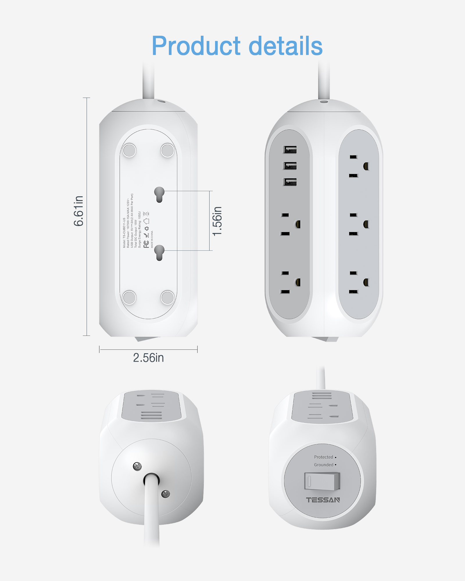 3C computer peripheral，E-commerce Main Chart，row and socket design，industrial design，Appearance design，
