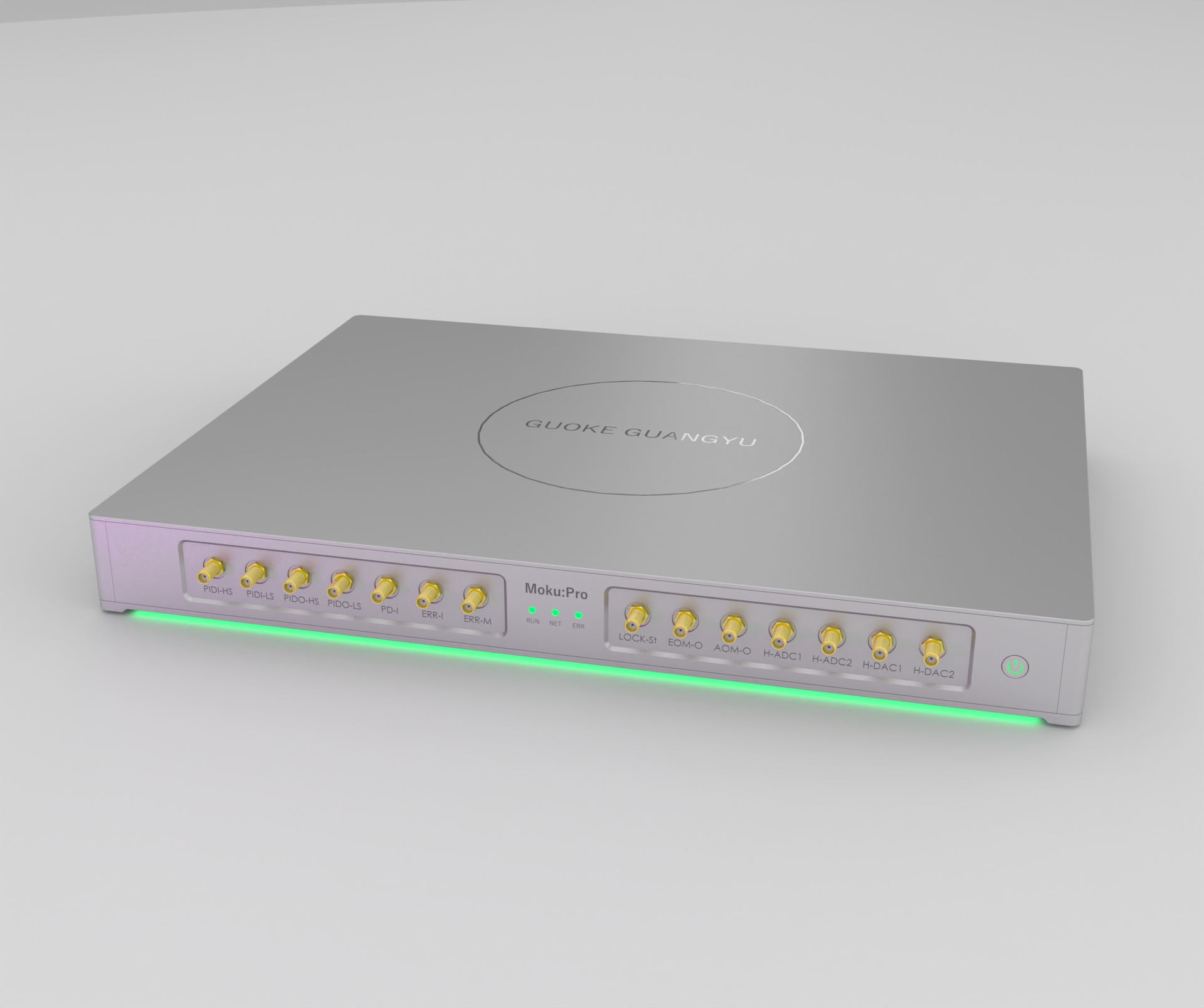 1U chassis，Server Chassis，Sheet metal chassis，Screwless design，Light strip，Status Indicator，Simple modern style，