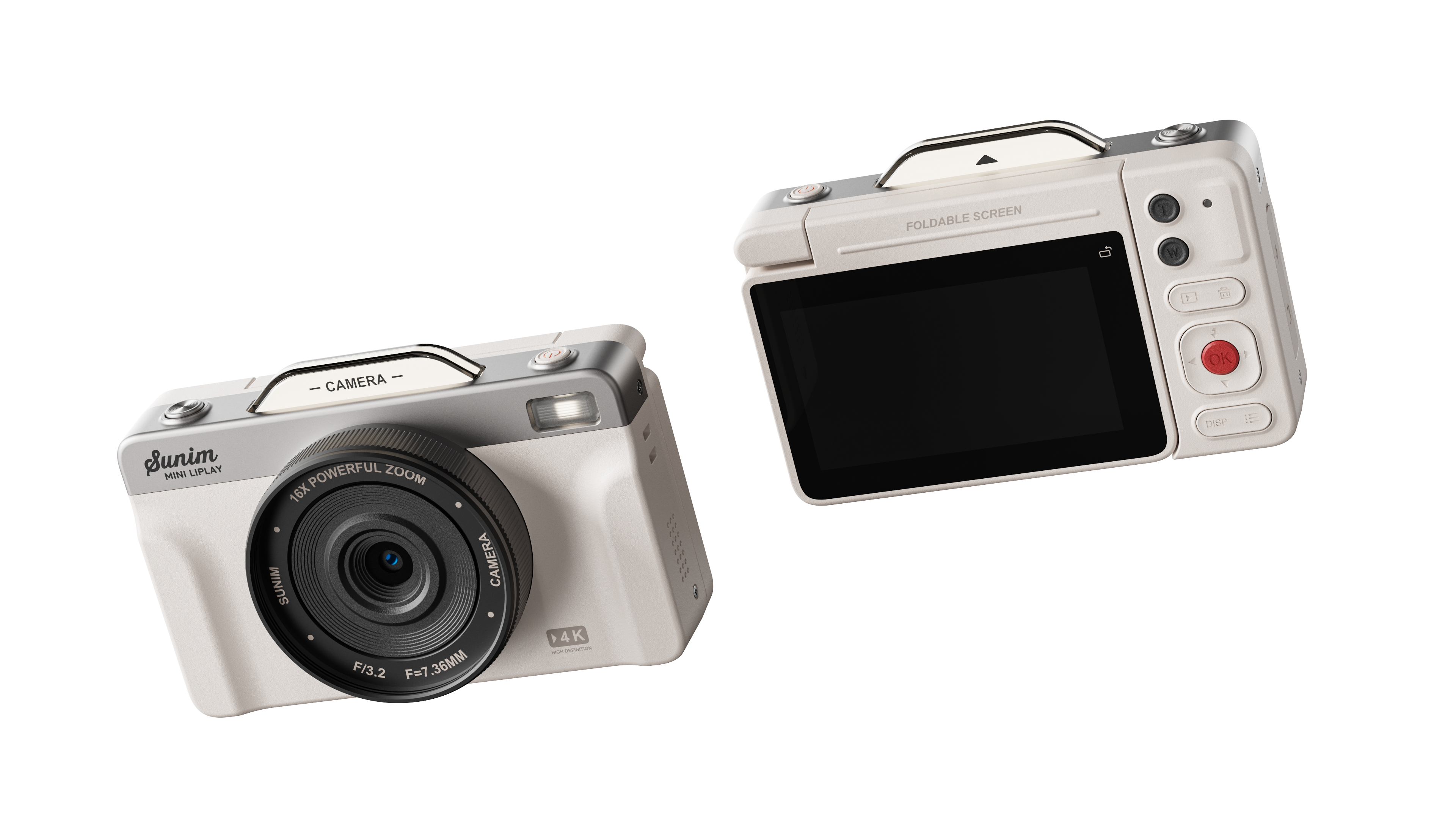 industrial design，product design，Appearance design，Camera design，Flip Screen Camera，