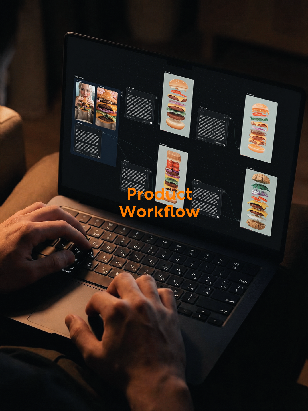AIGC，product，Workflow，Product Workflow，texture of material，