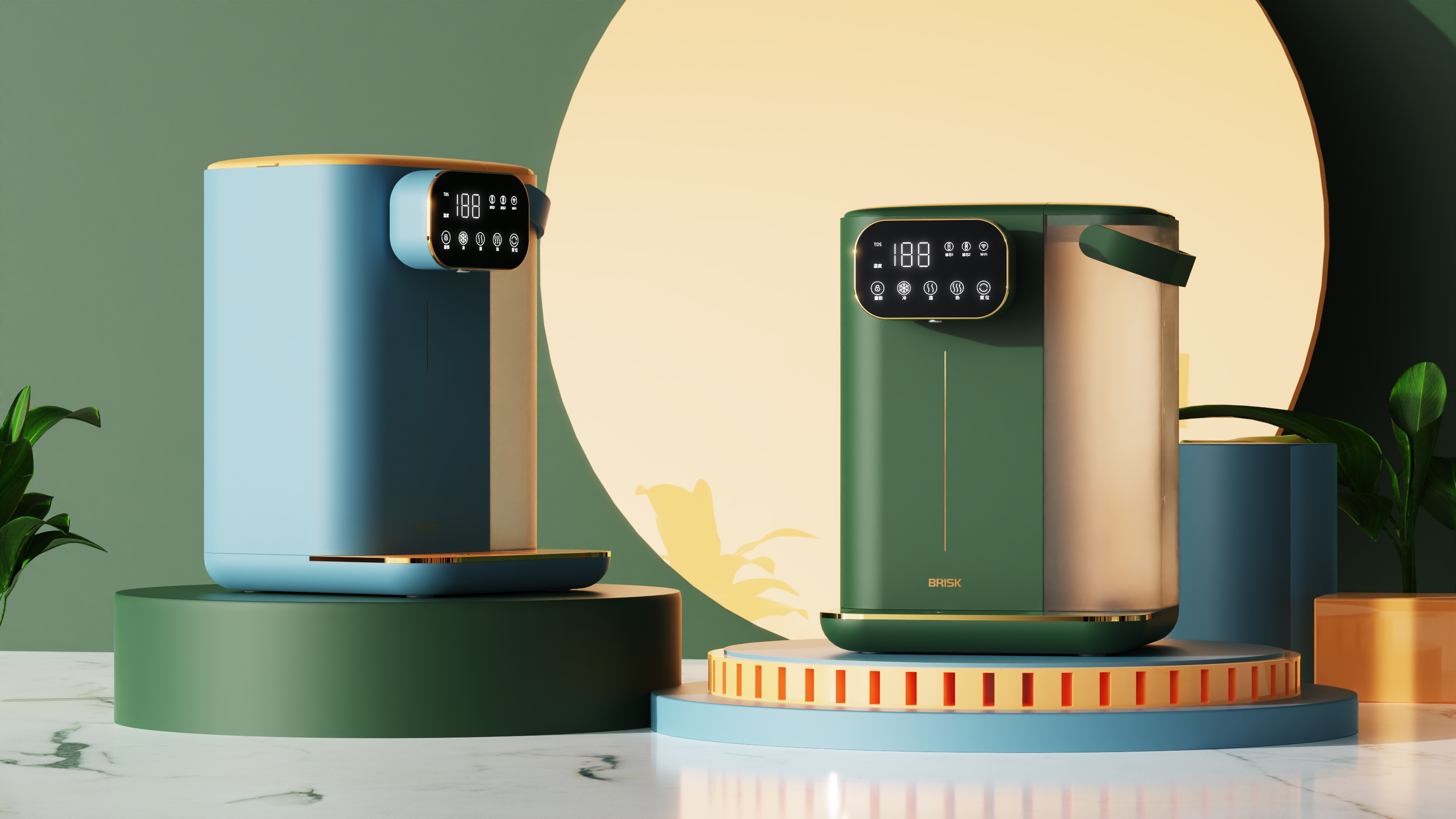 Industrial design, clean drinking machine design，