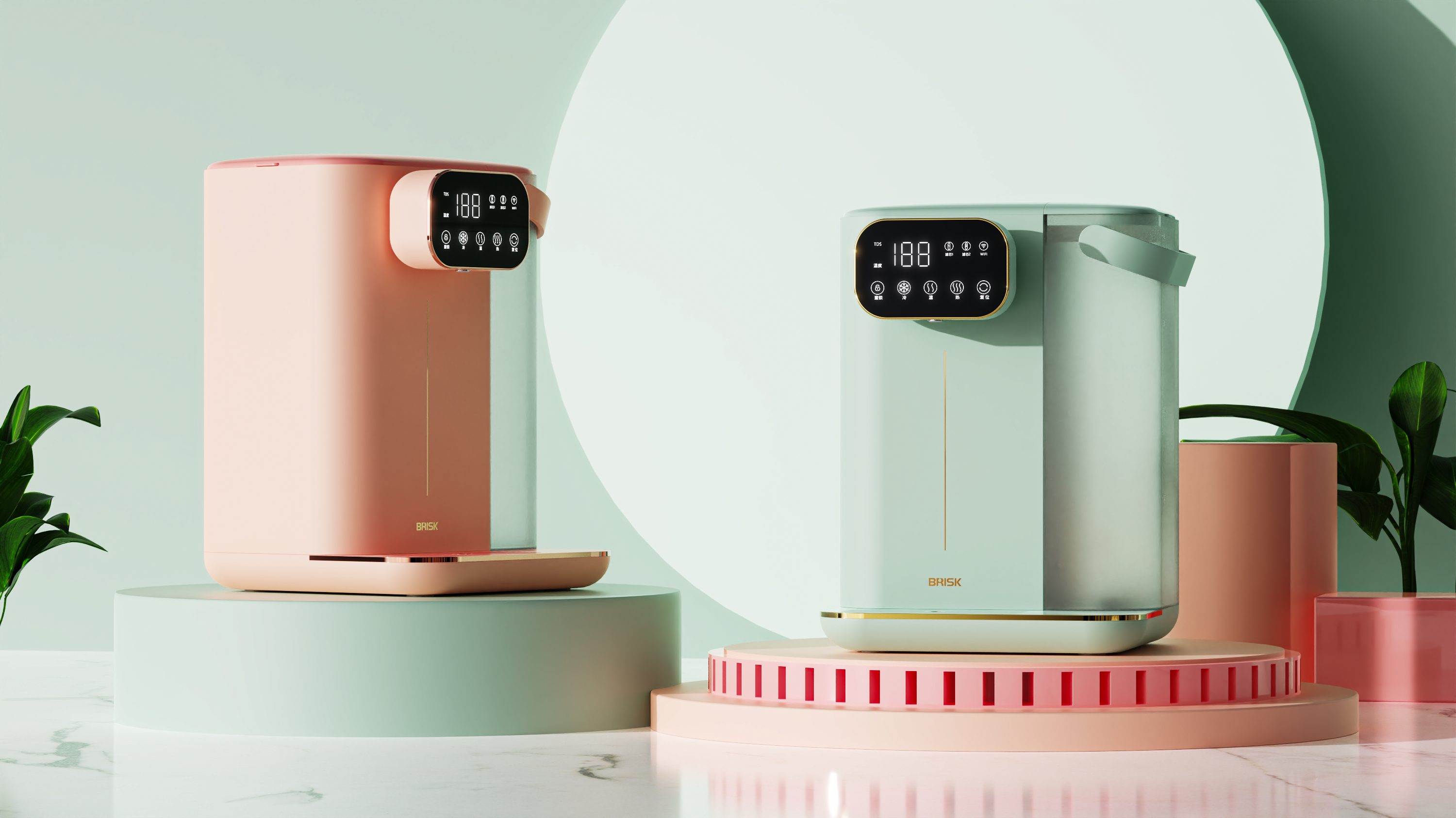 Industrial design, clean drinking machine design，