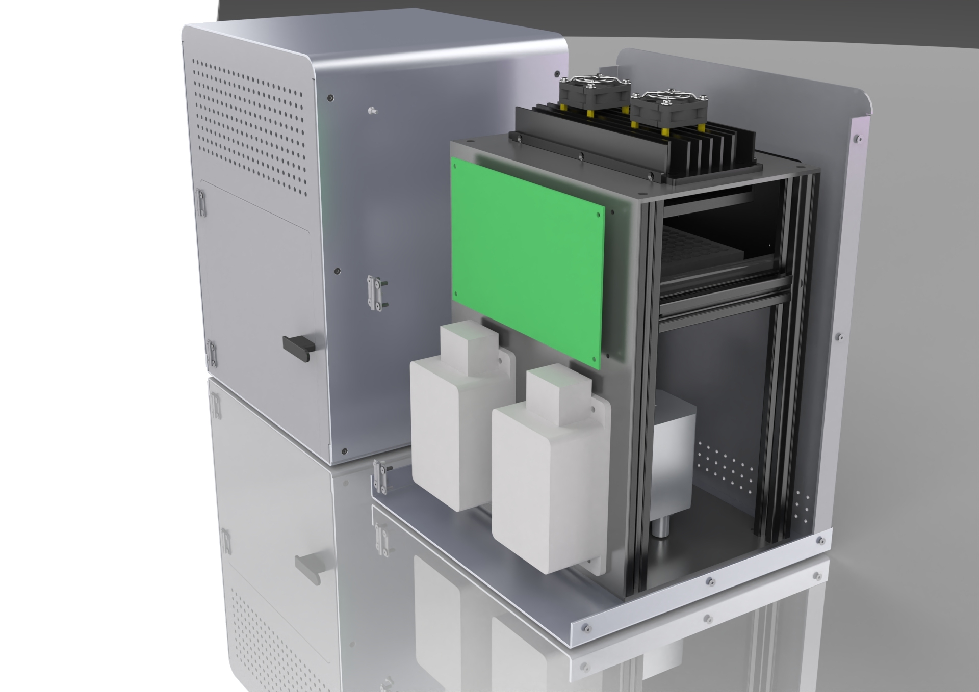 turbidity instrument，square，vertical，instrument，sheet metal，drawer，Cabinet door，Consumer Electronics Style，