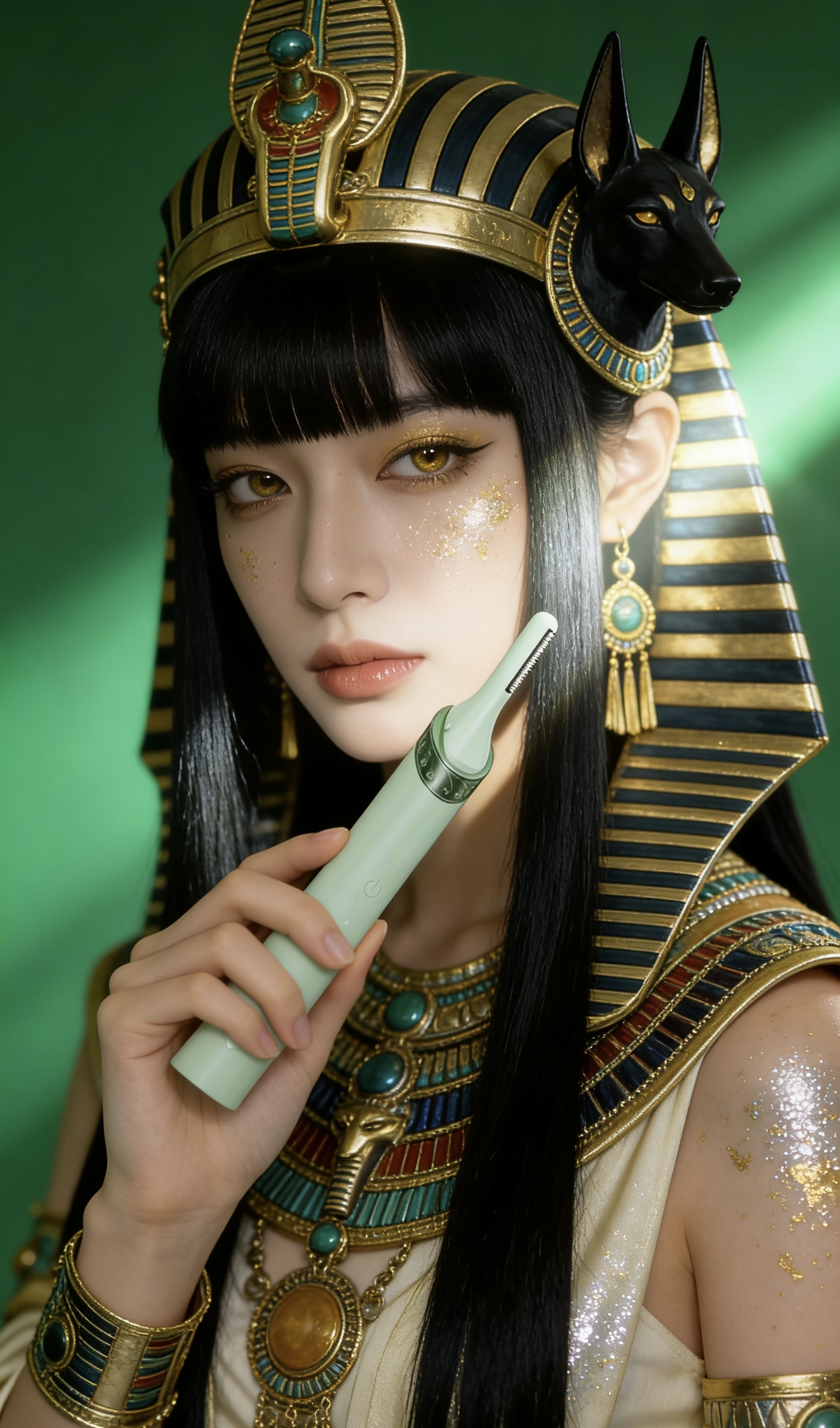 Electric eyebrow trimming knife，Small，Portable，