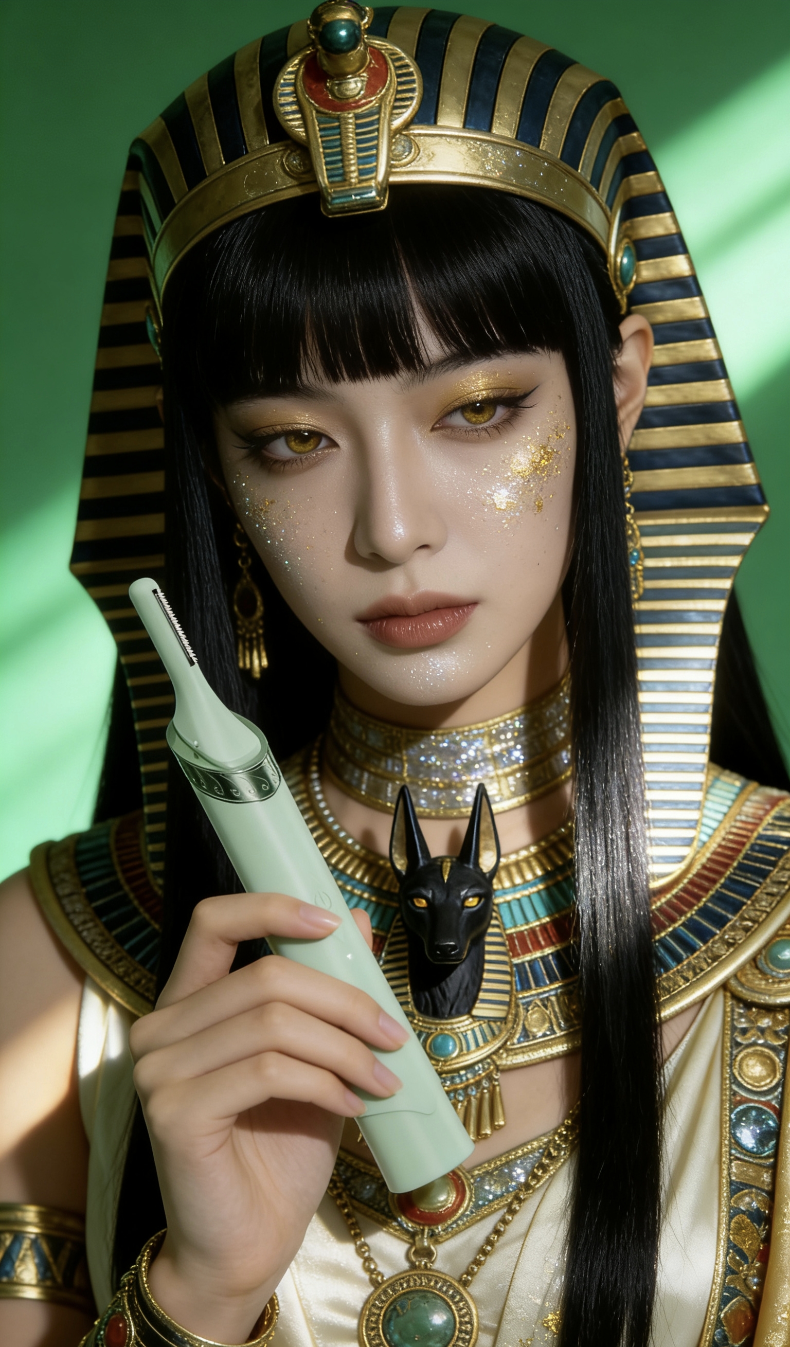 Electric eyebrow trimming knife，Small，Portable，